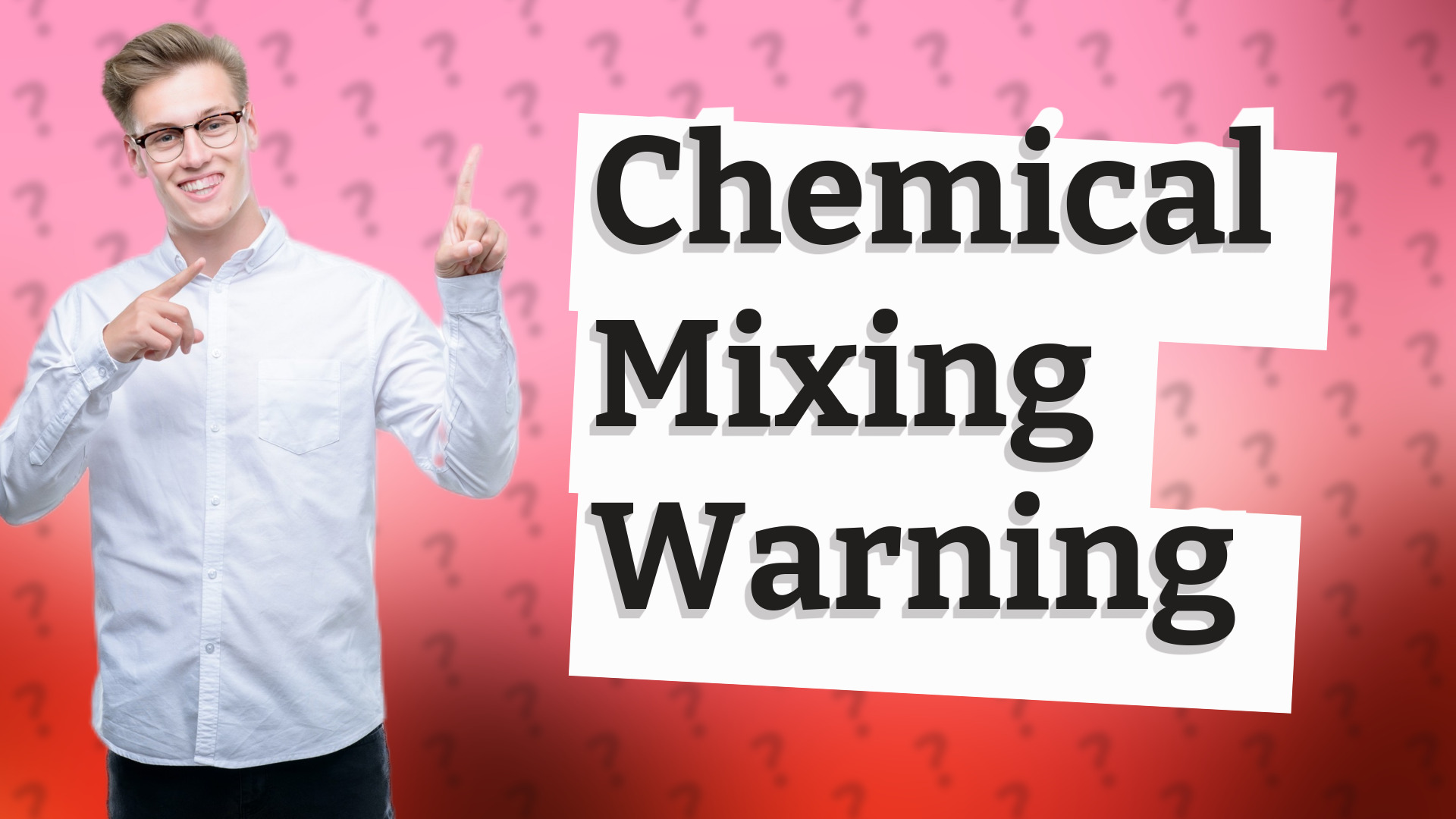 Chemical Mixing Warning