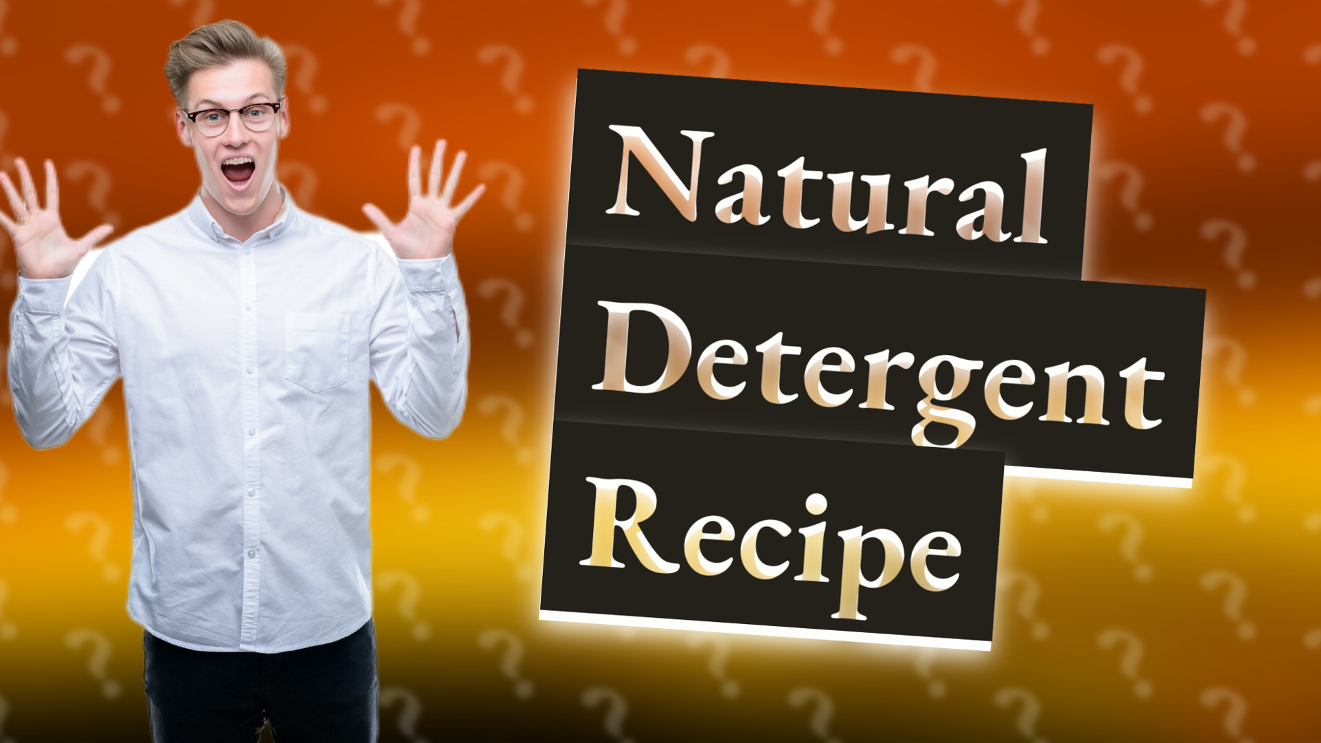 Natural Detergent Recipe
