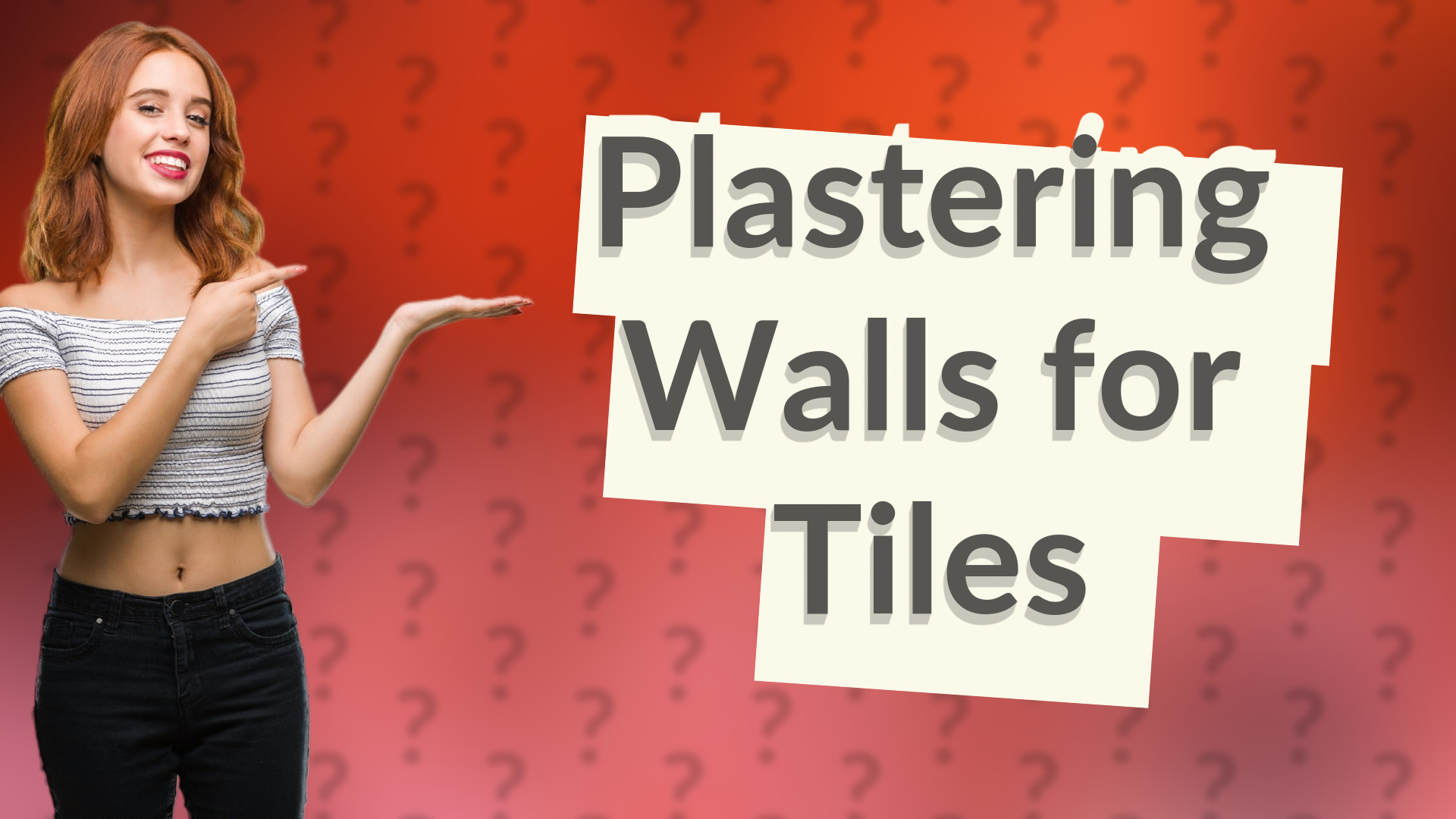 Plastering Walls for Tiles
