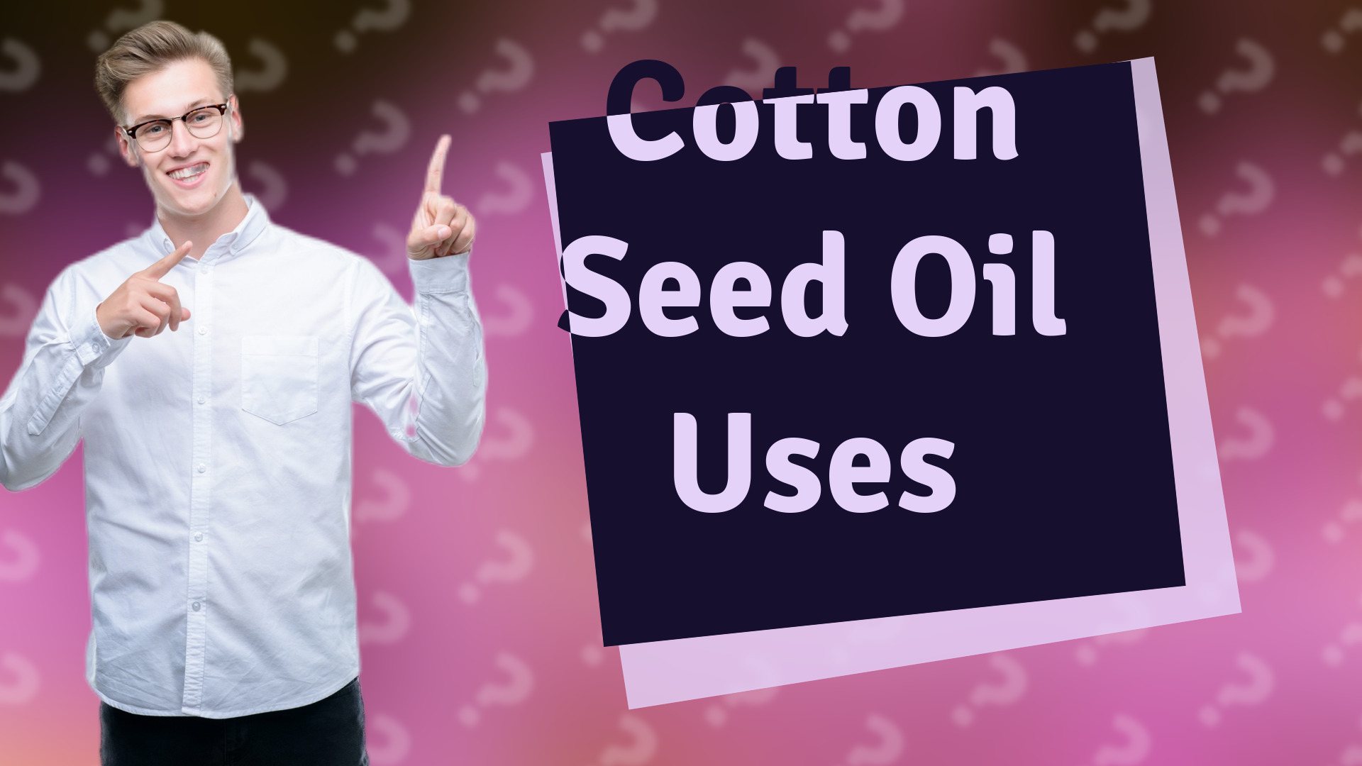 Cotton Seed Oil Uses
