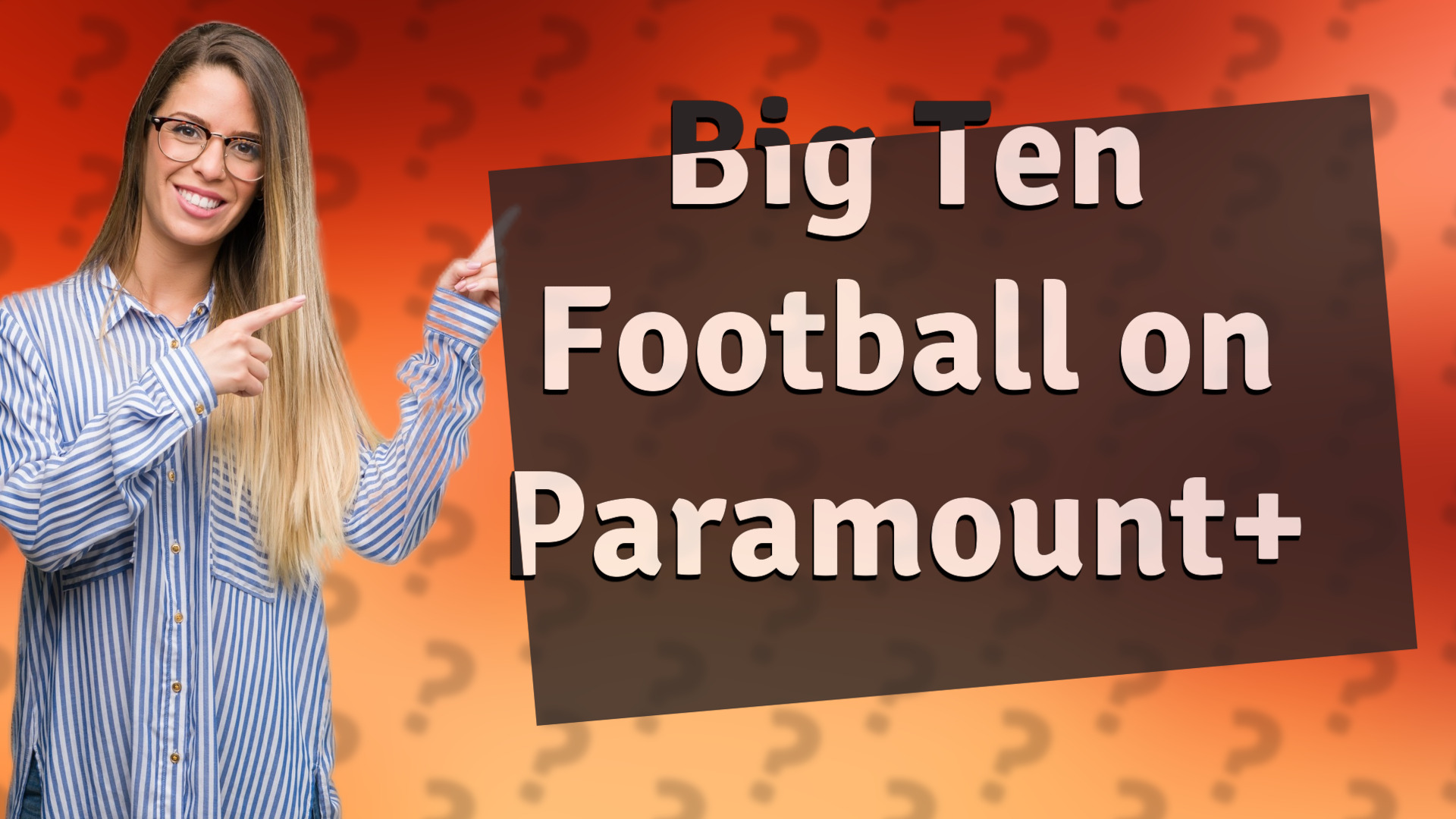 Big Ten Football on Paramount+