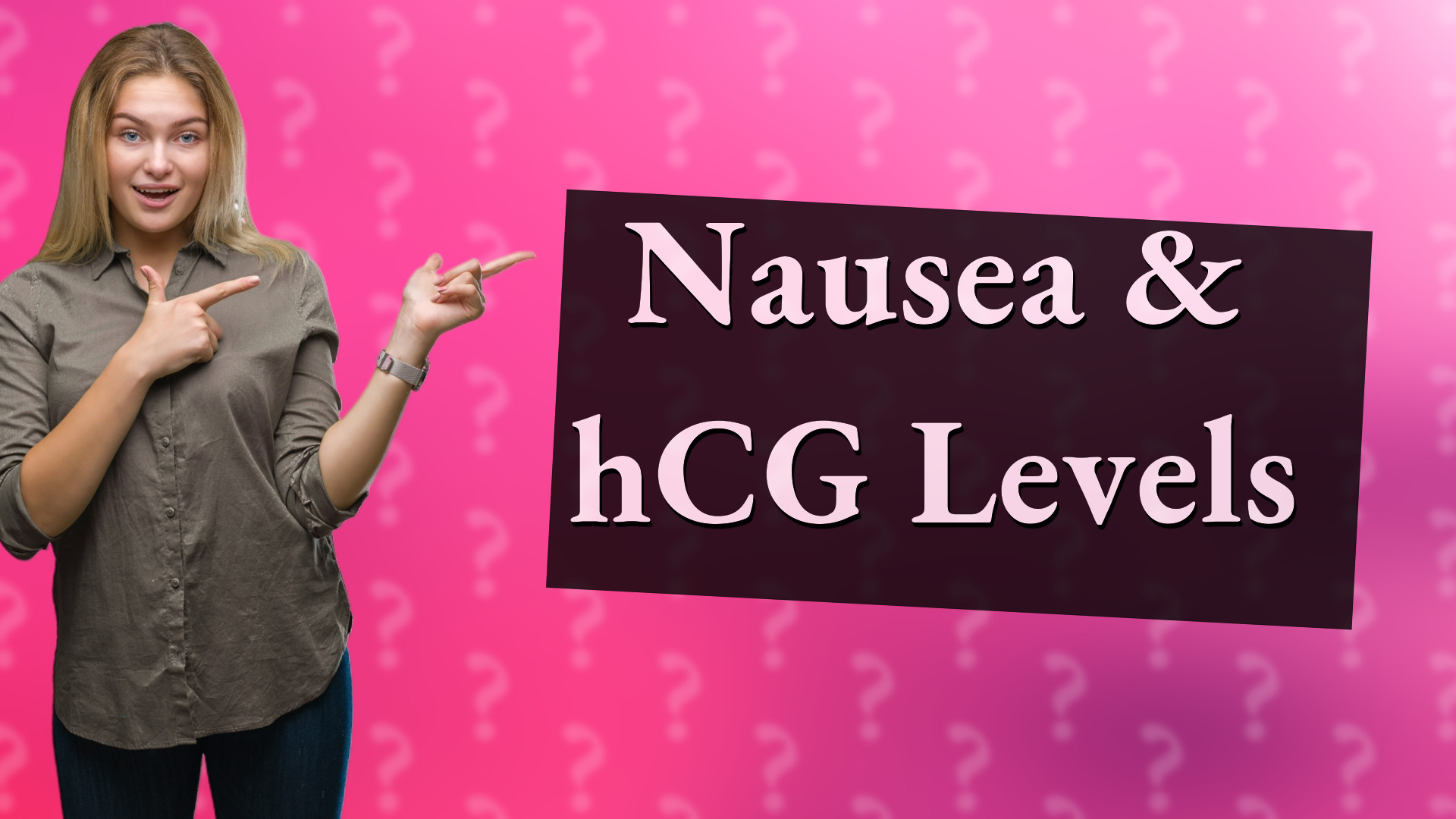 Nausea & hCG Levels