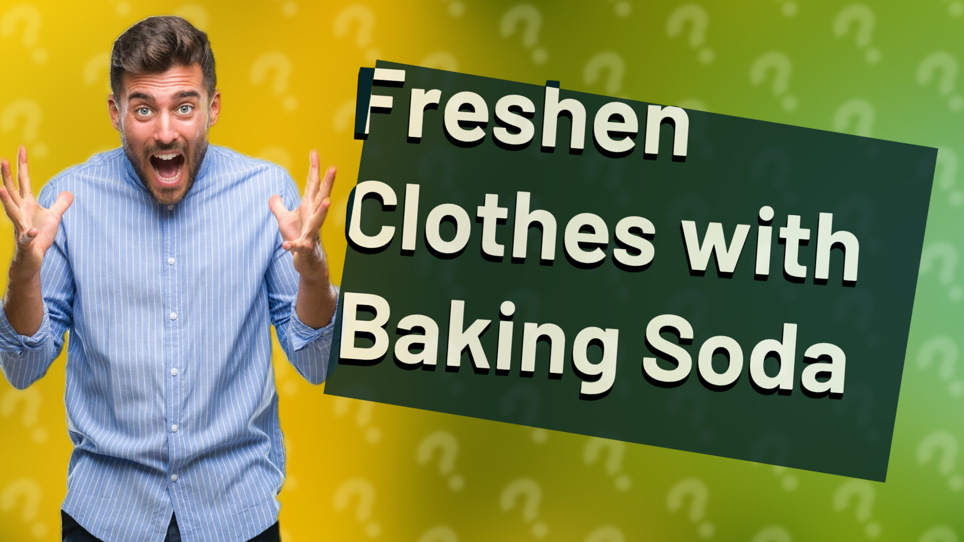 Freshen Clothes with Baking Soda