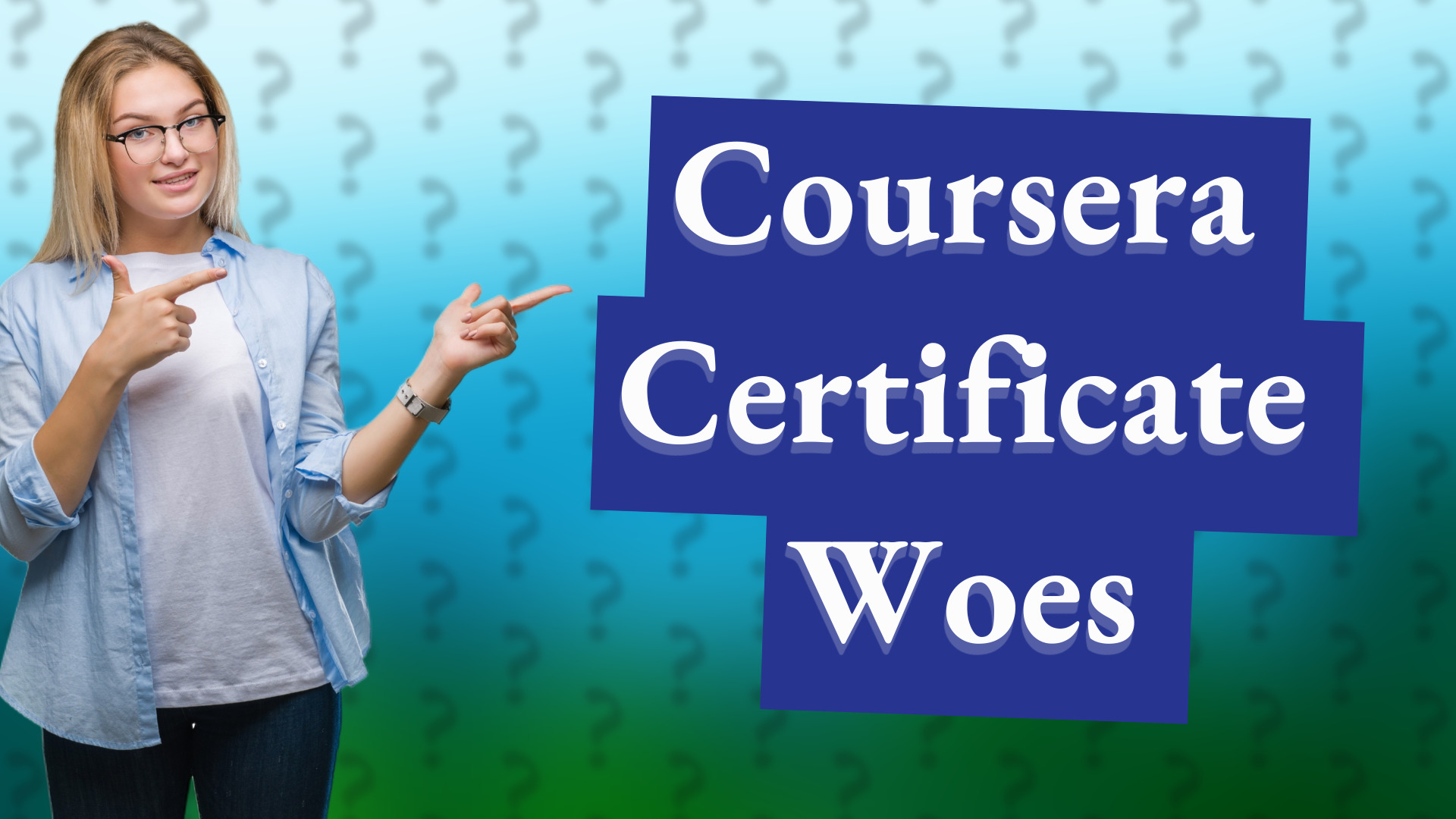 Coursera Certificate Woes