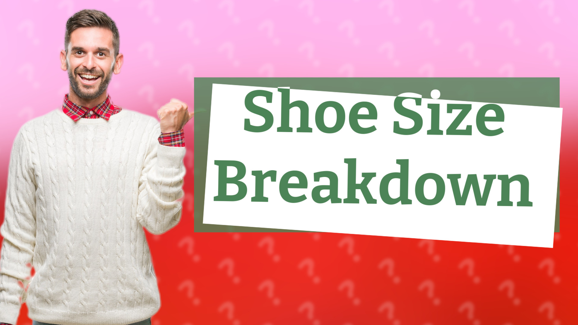 Shoe Size Breakdown