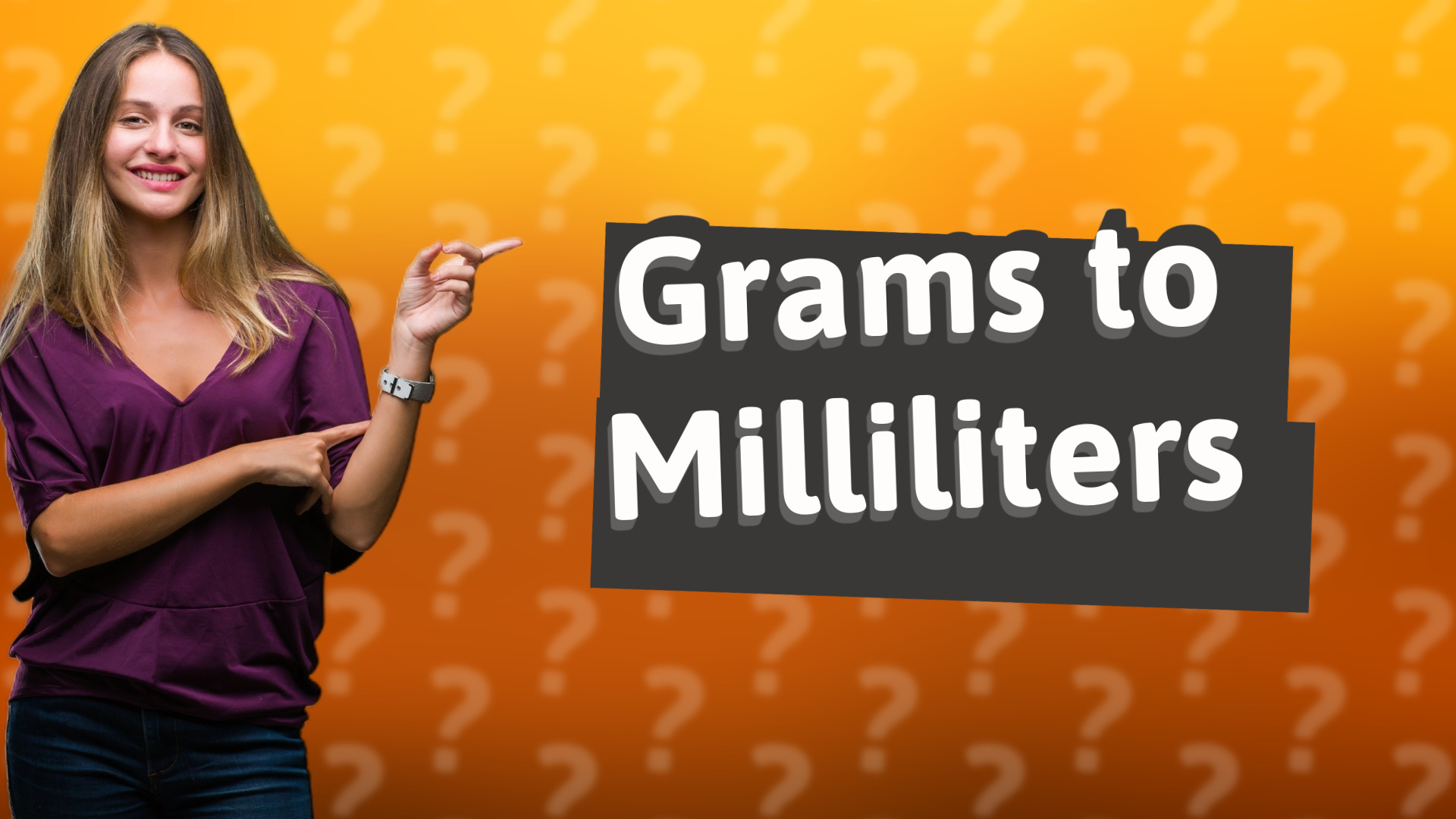 Grams to Milliliters