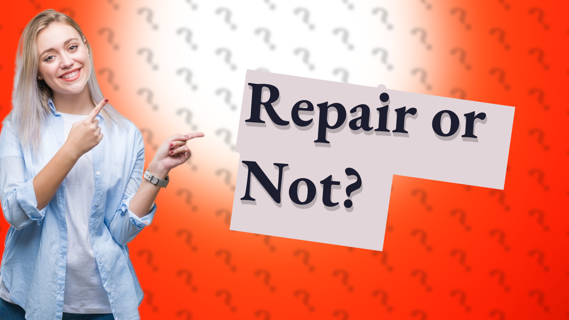 Repair or Not?