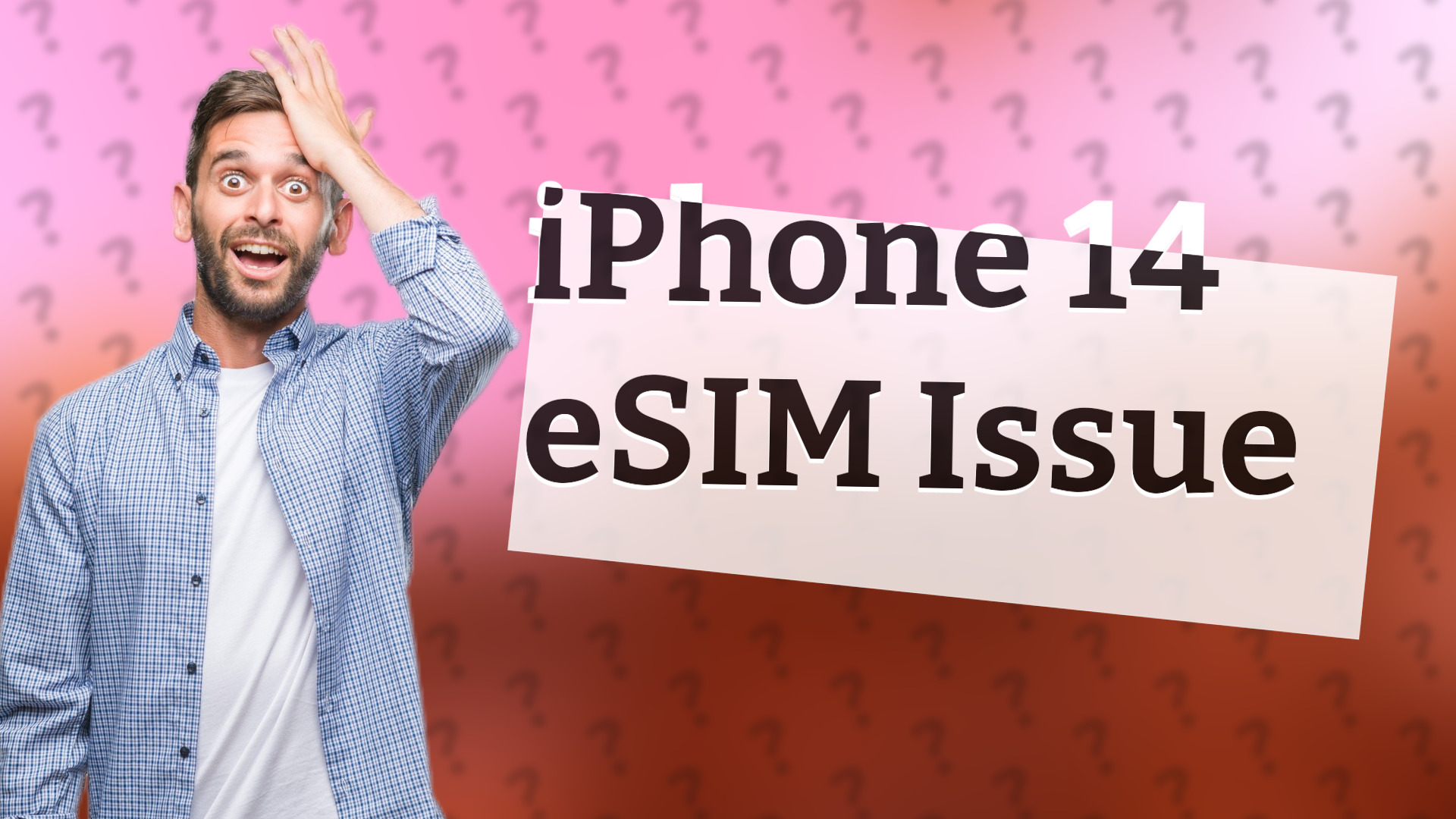iPhone 14 eSIM Issue