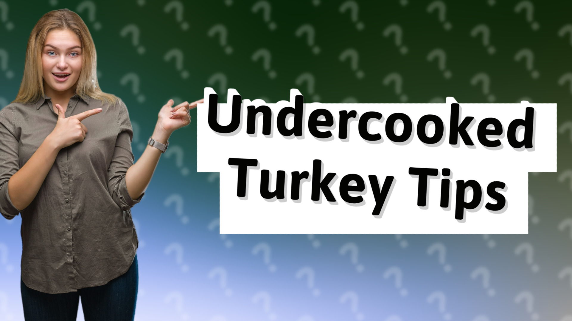 Undercooked Turkey Tips