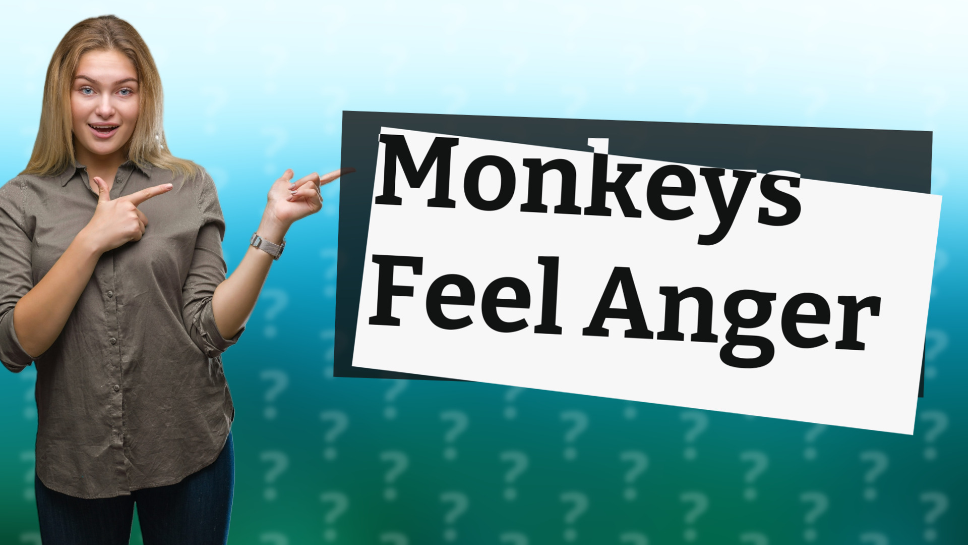Monkeys Feel Anger
