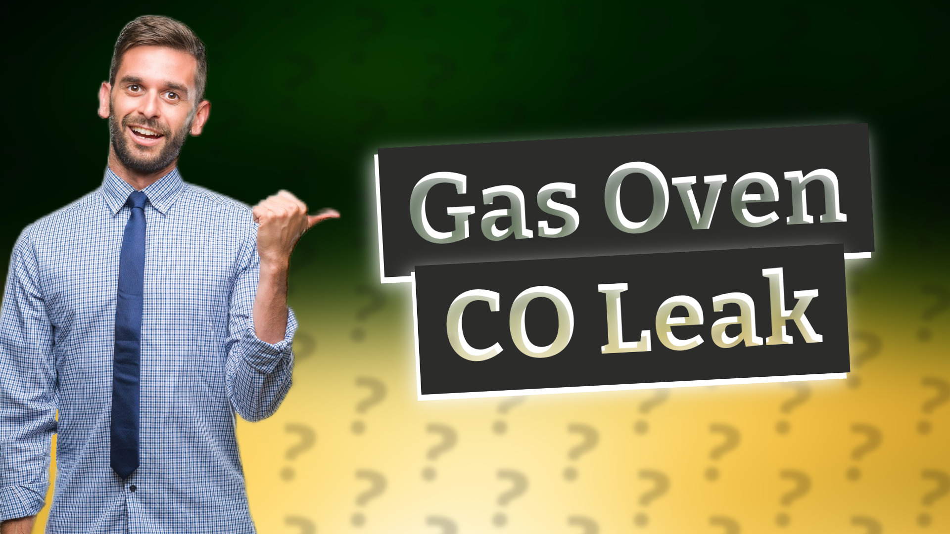 Gas Oven CO Leak