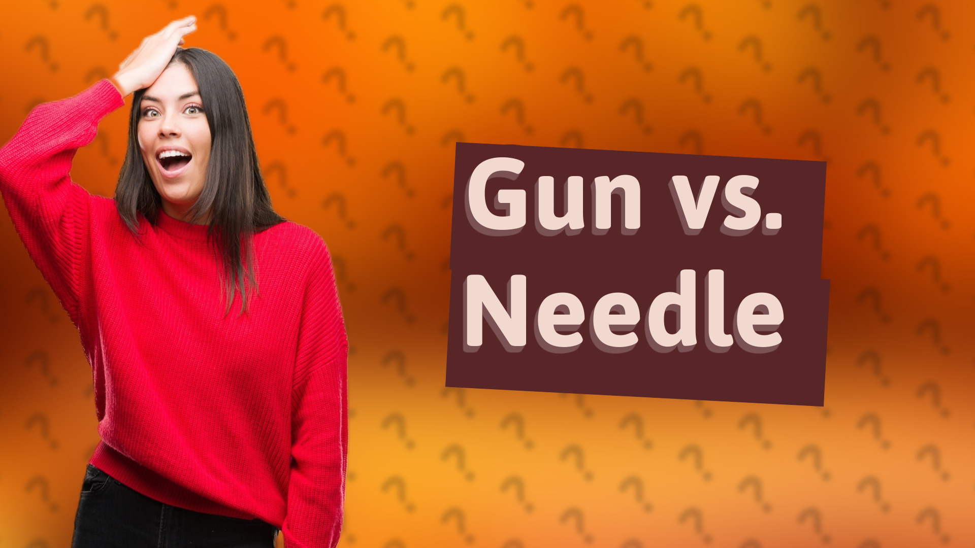Gun vs. Needle