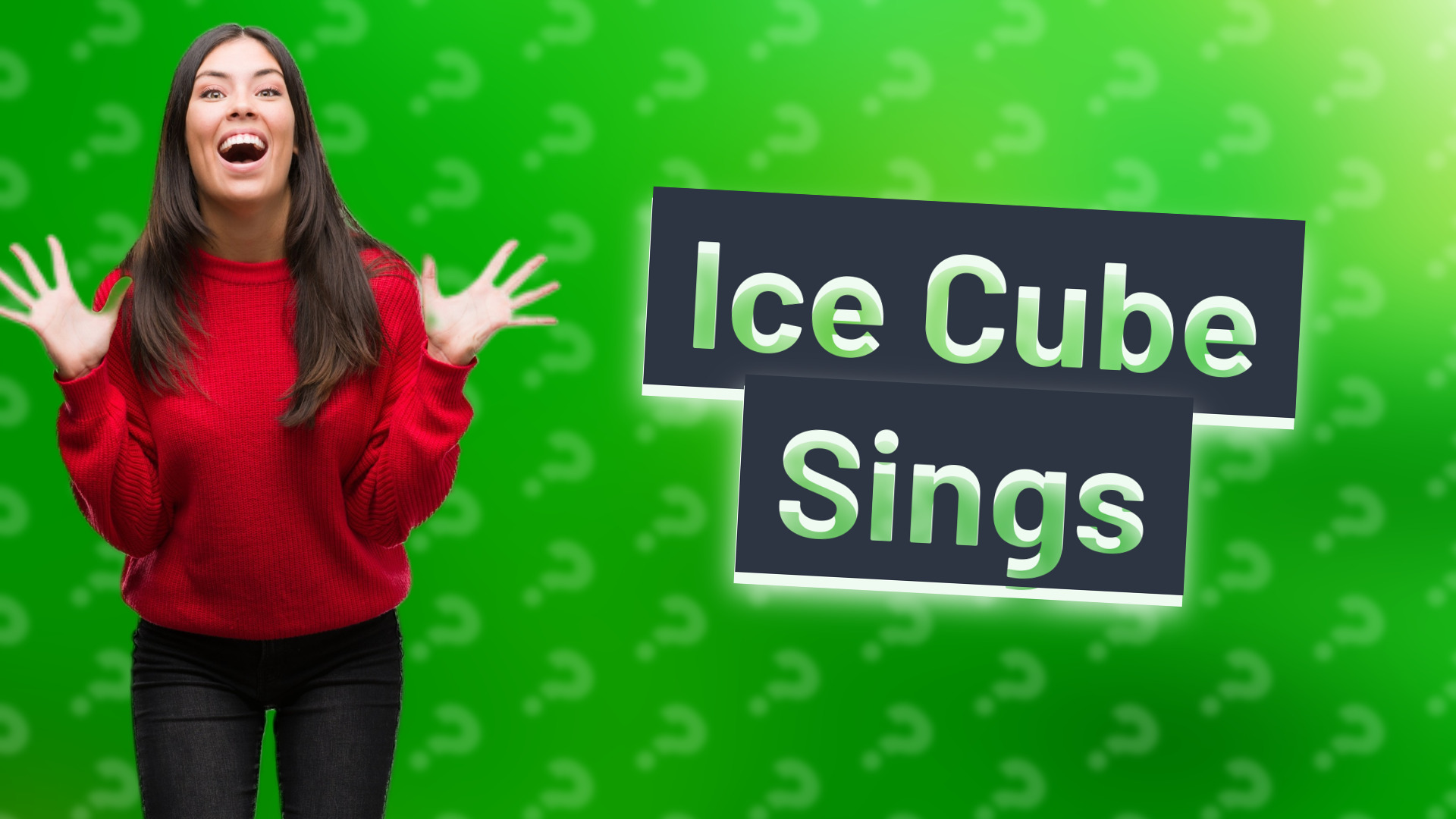 Ice Cube Sings