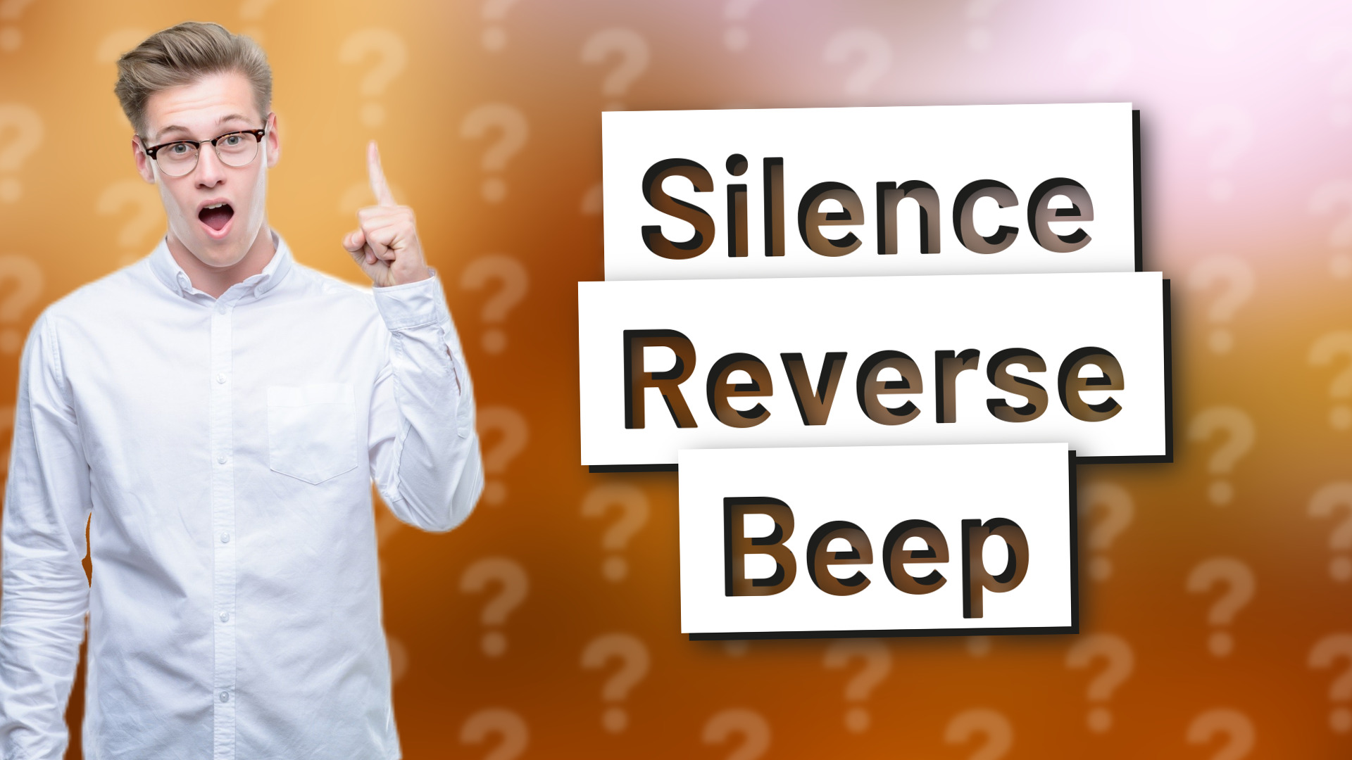 Silence Reverse Beep