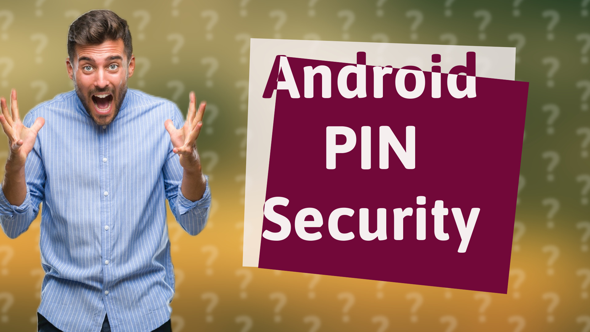 Android PIN Security
