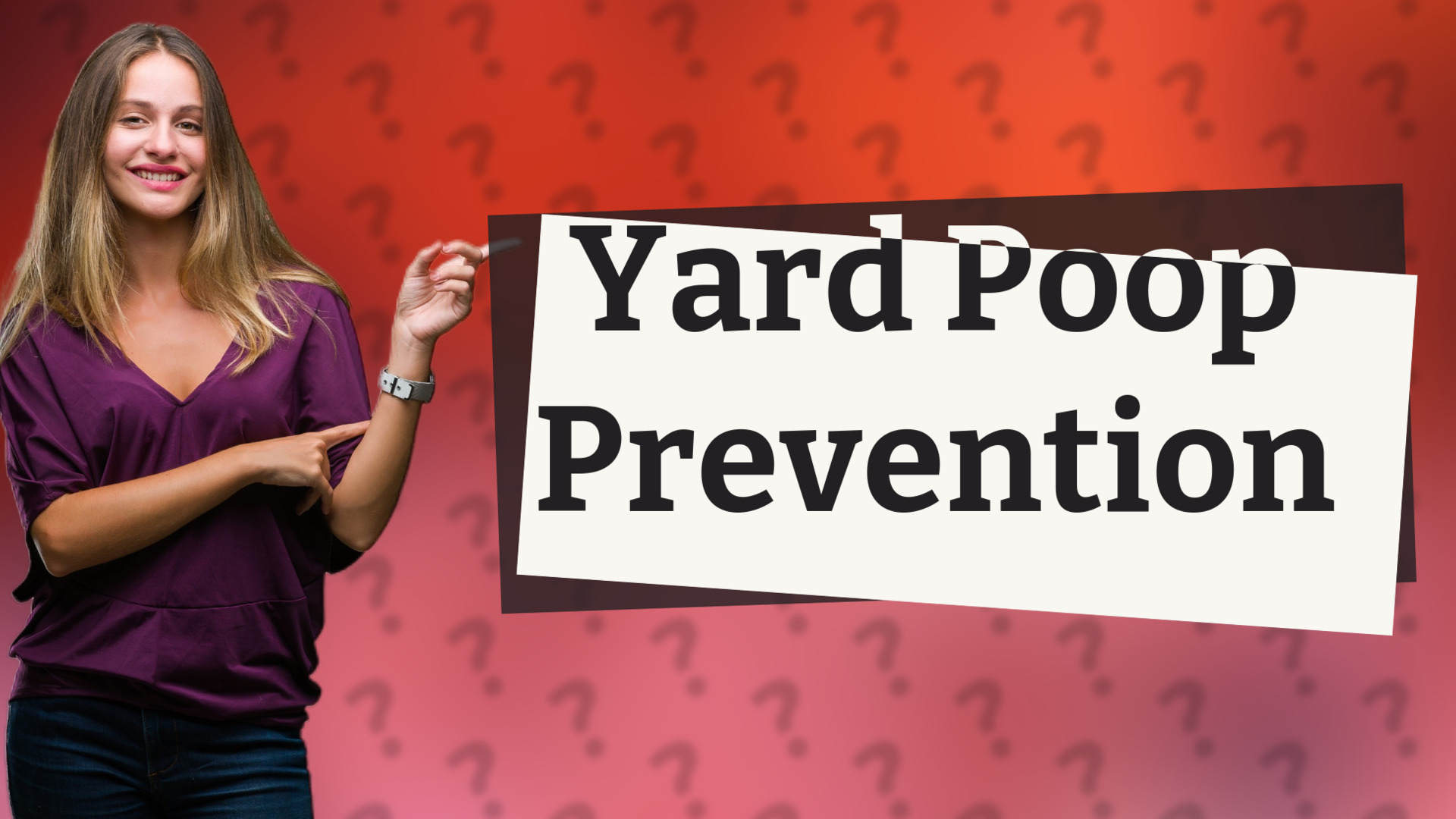 Yard Poop Prevention