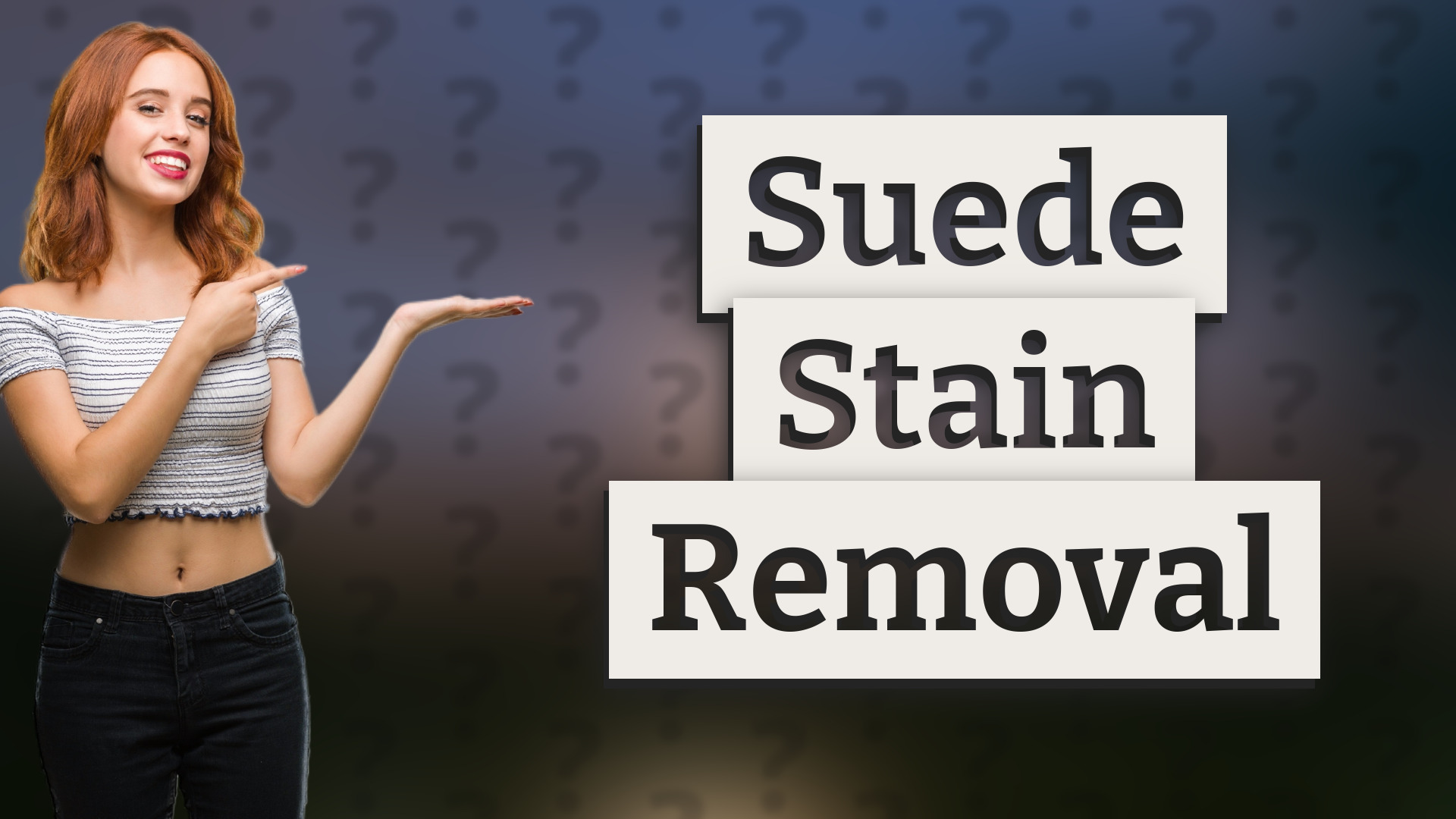 Suede Stain Removal