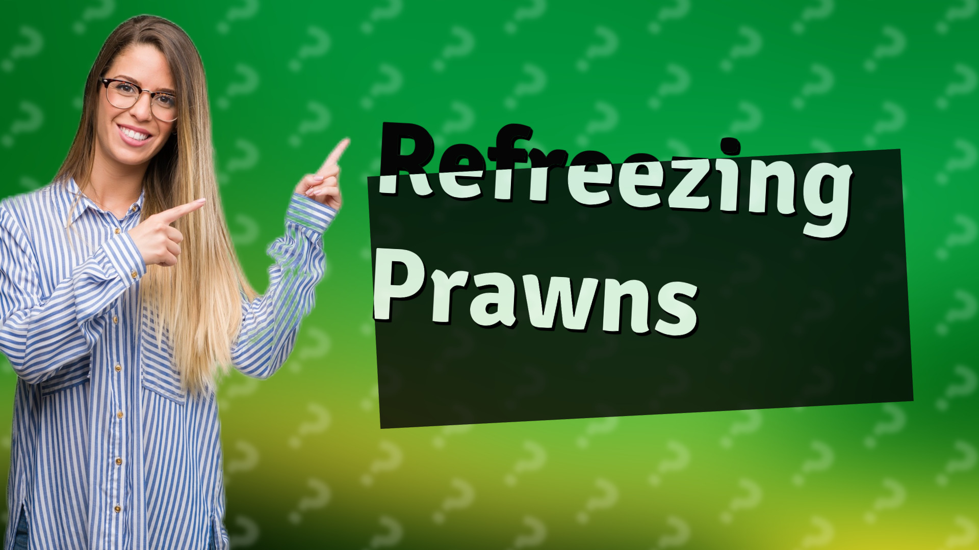 Refreezing Prawns