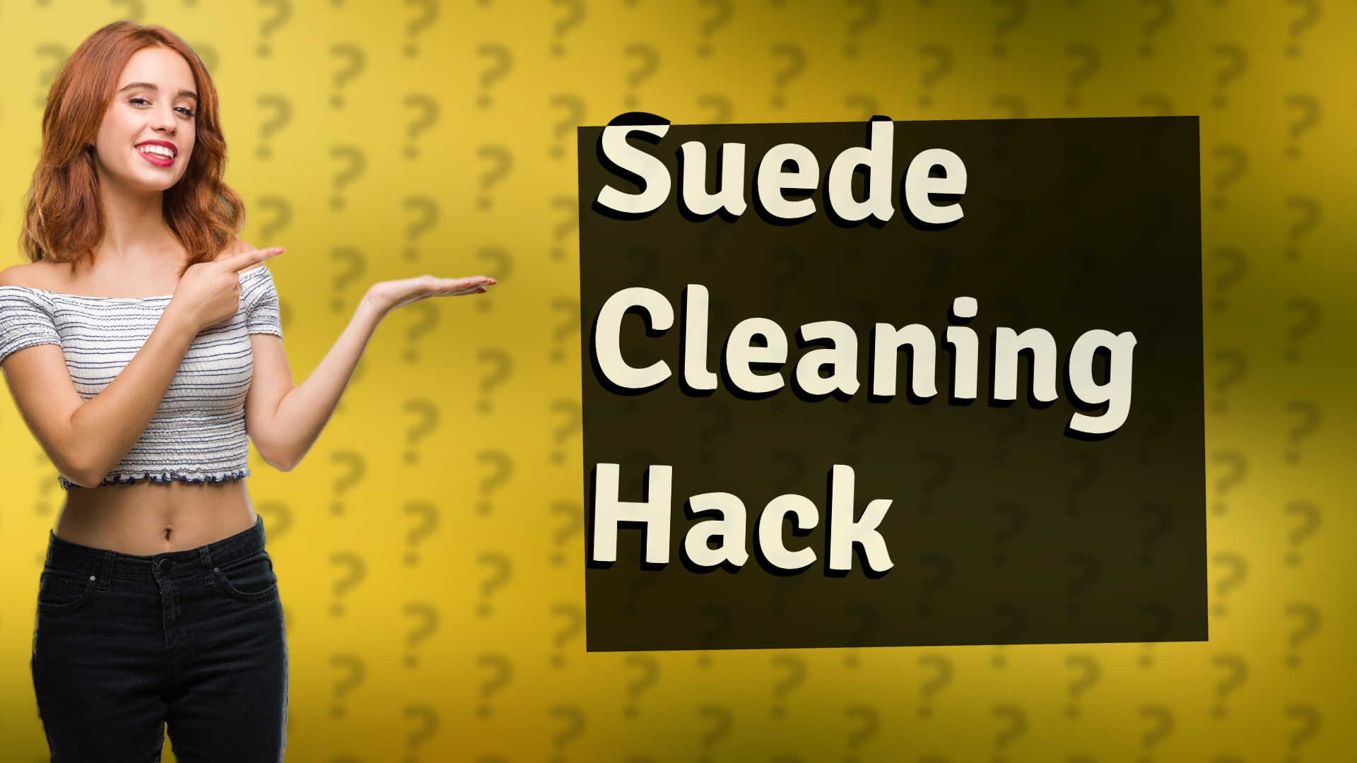 Suede Cleaning Hack
