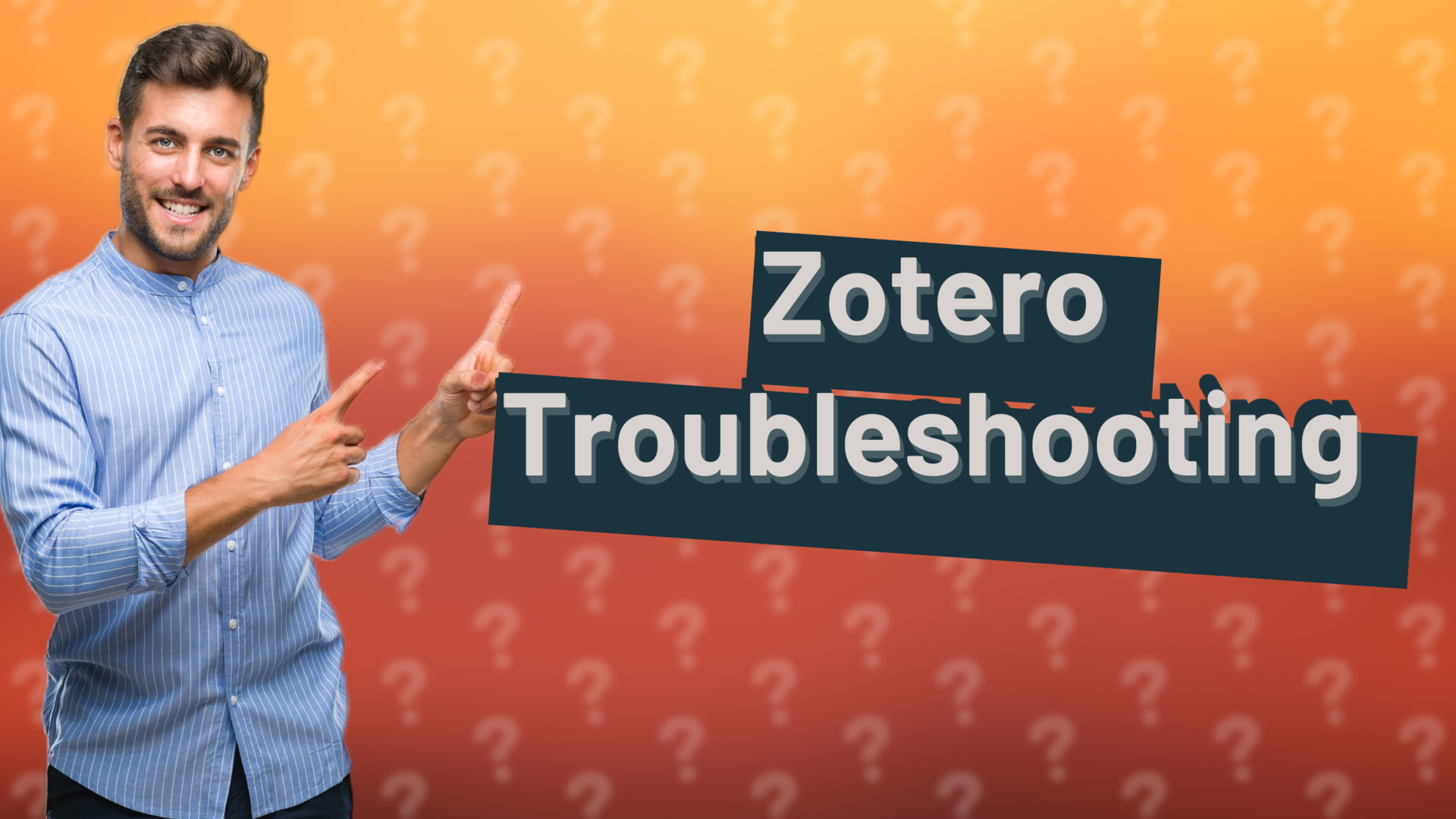Zotero Troubleshooting