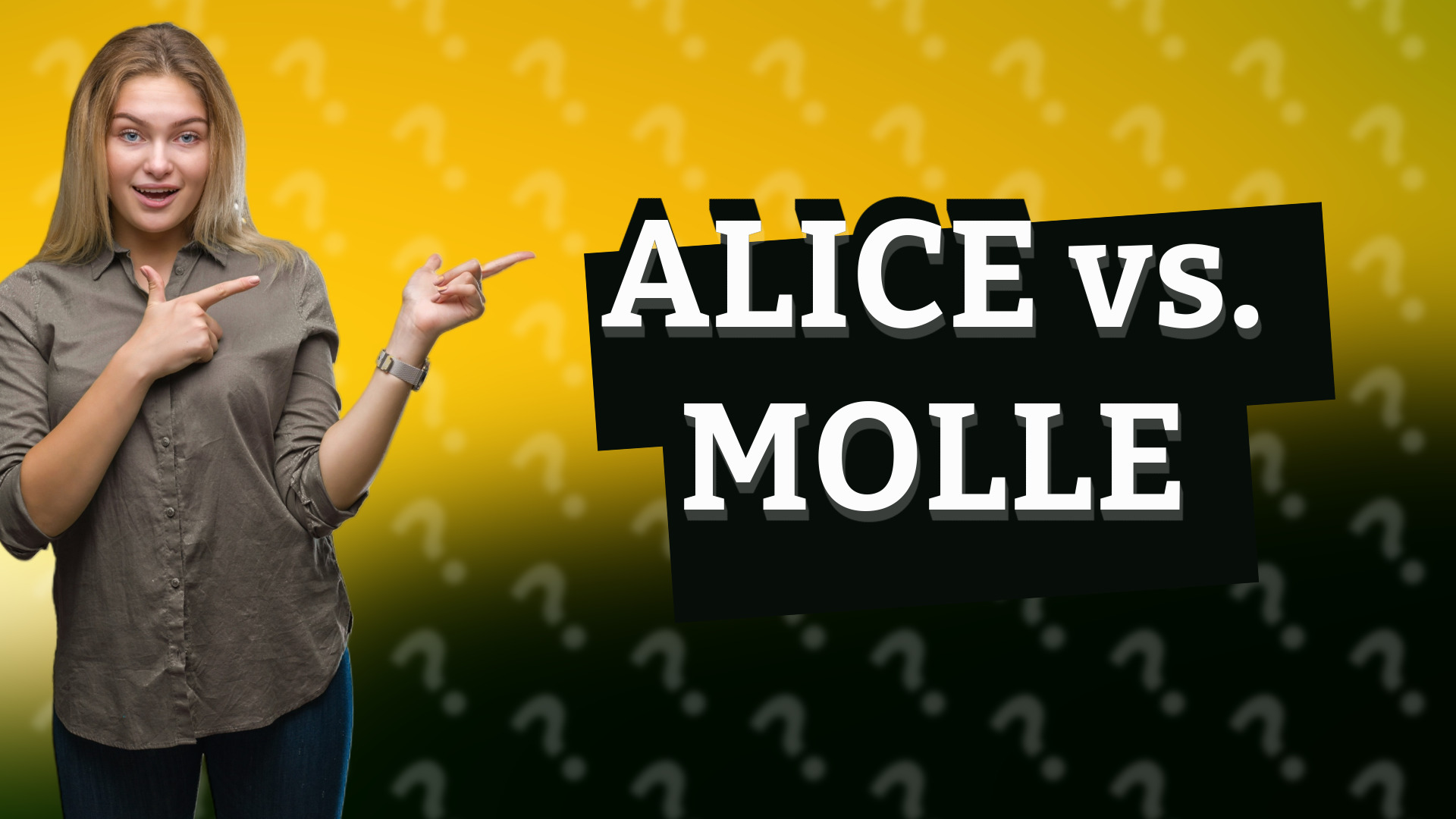 ALICE vs. MOLLE