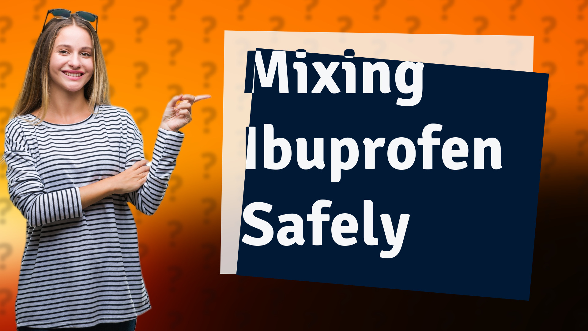 Mixing Ibuprofen Safely