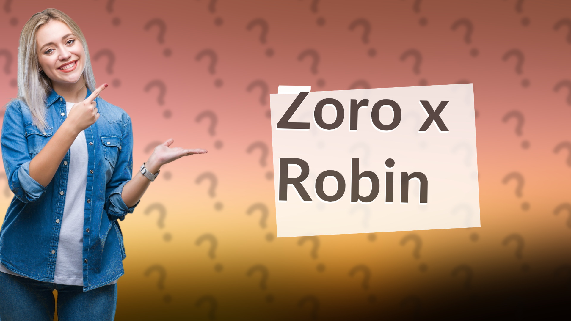 Zoro x Robin
