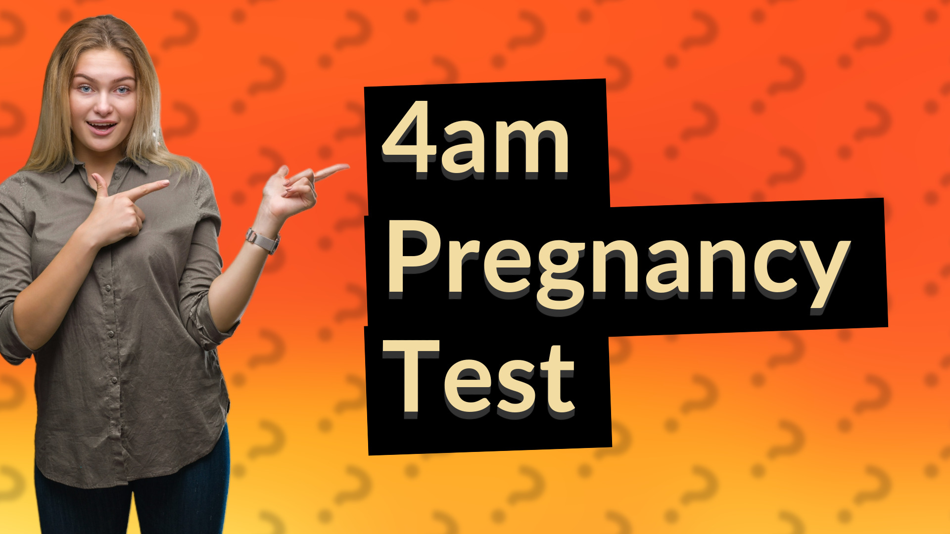 4am Pregnancy Test