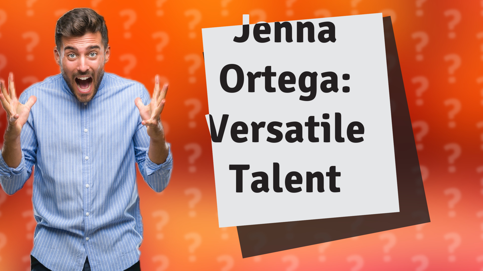 Jenna Ortega: Versatile Talent
