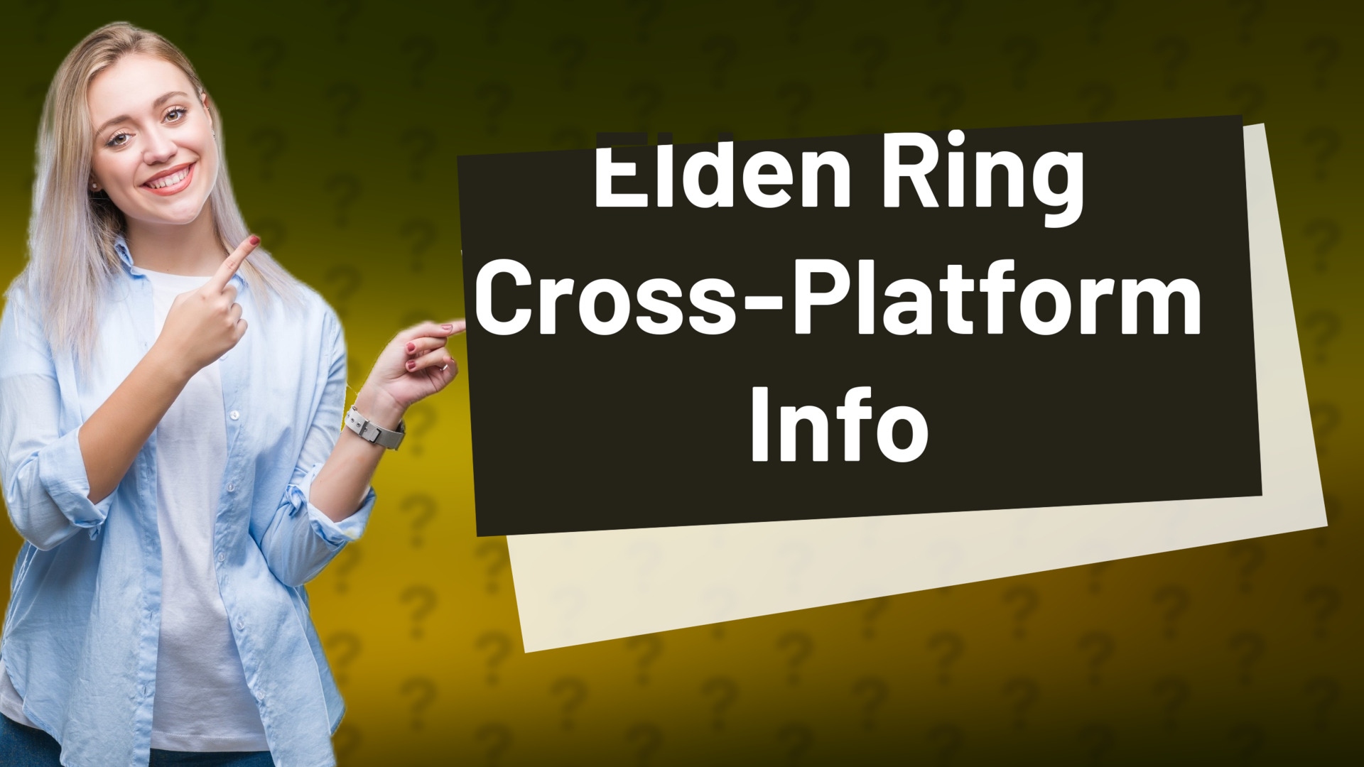 Elden Ring Cross-Platform Info