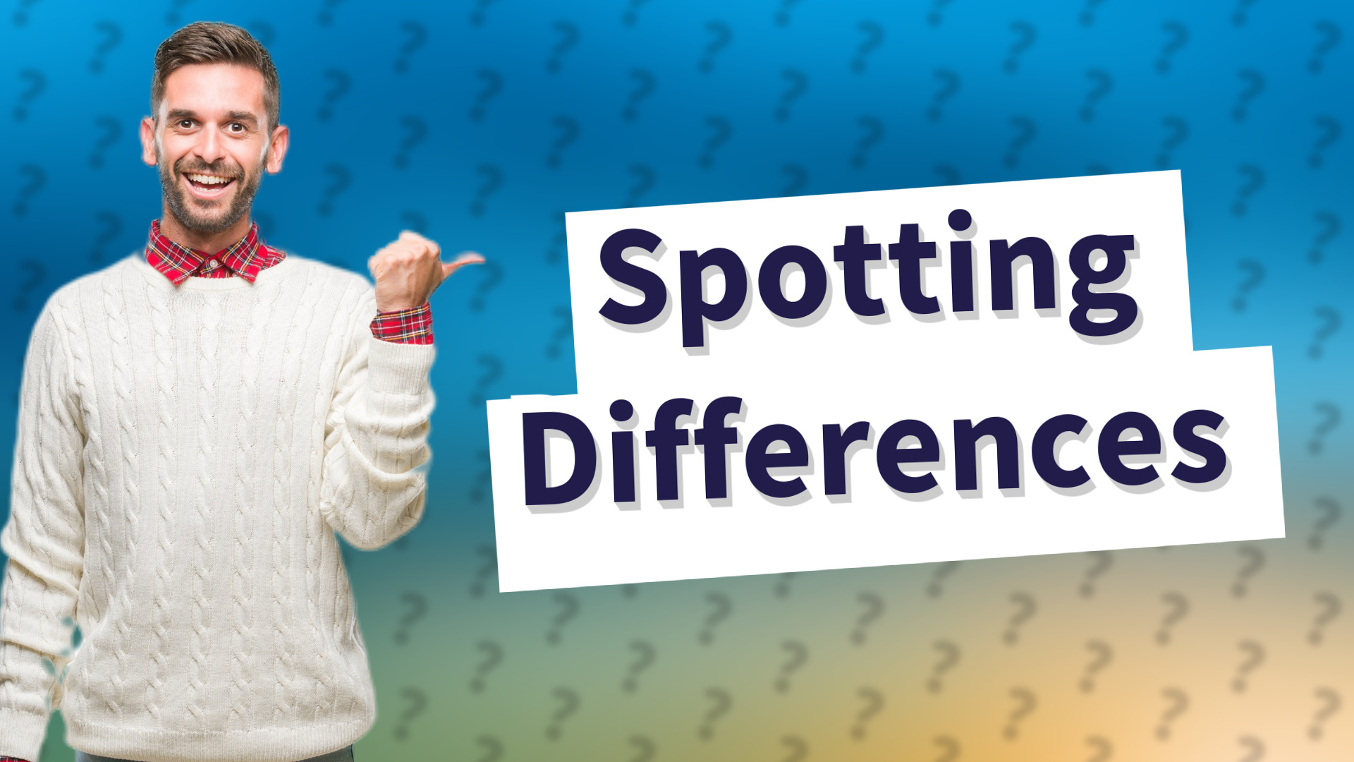 Spotting Differences