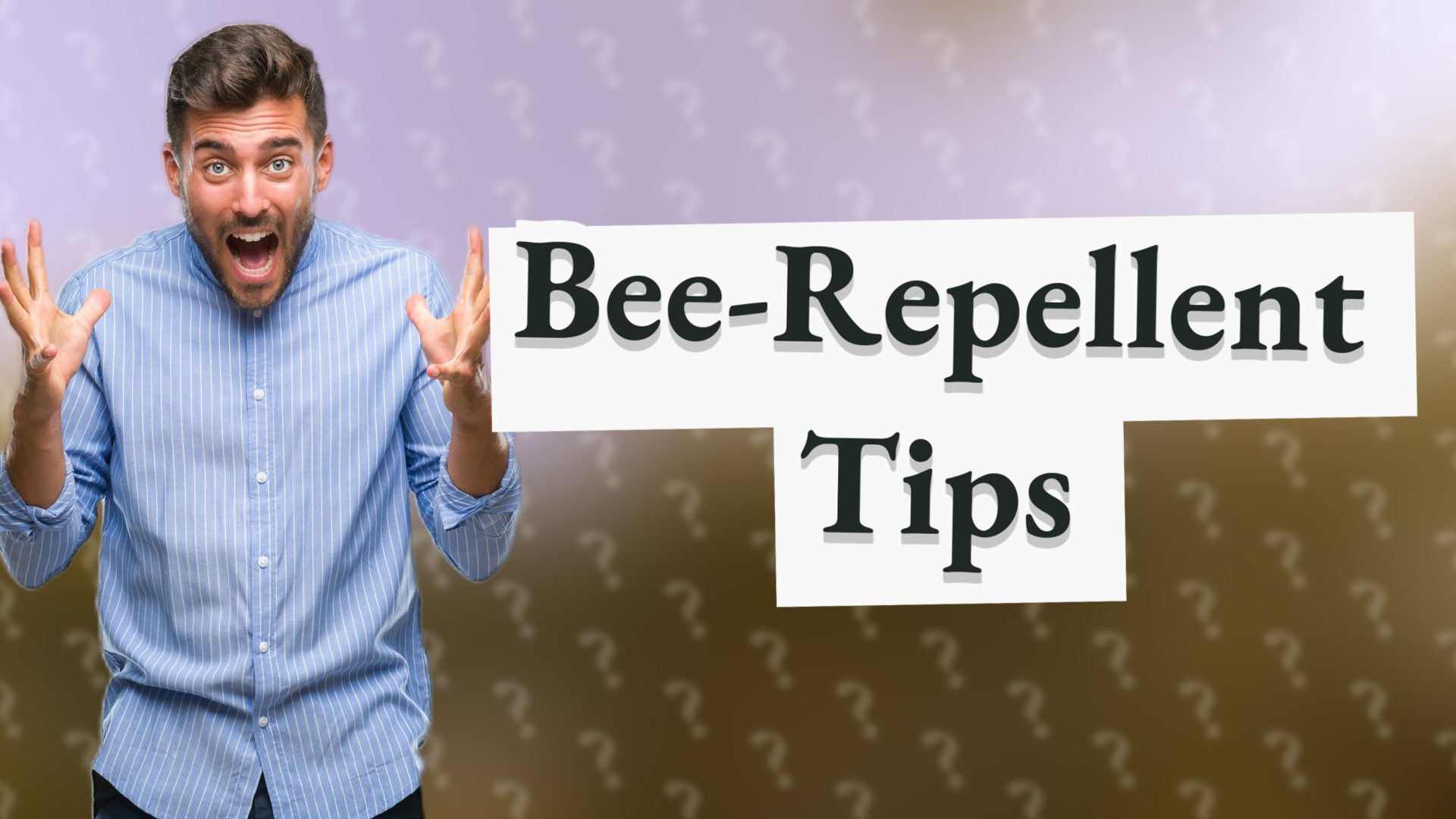 Bee-Repellent Tips