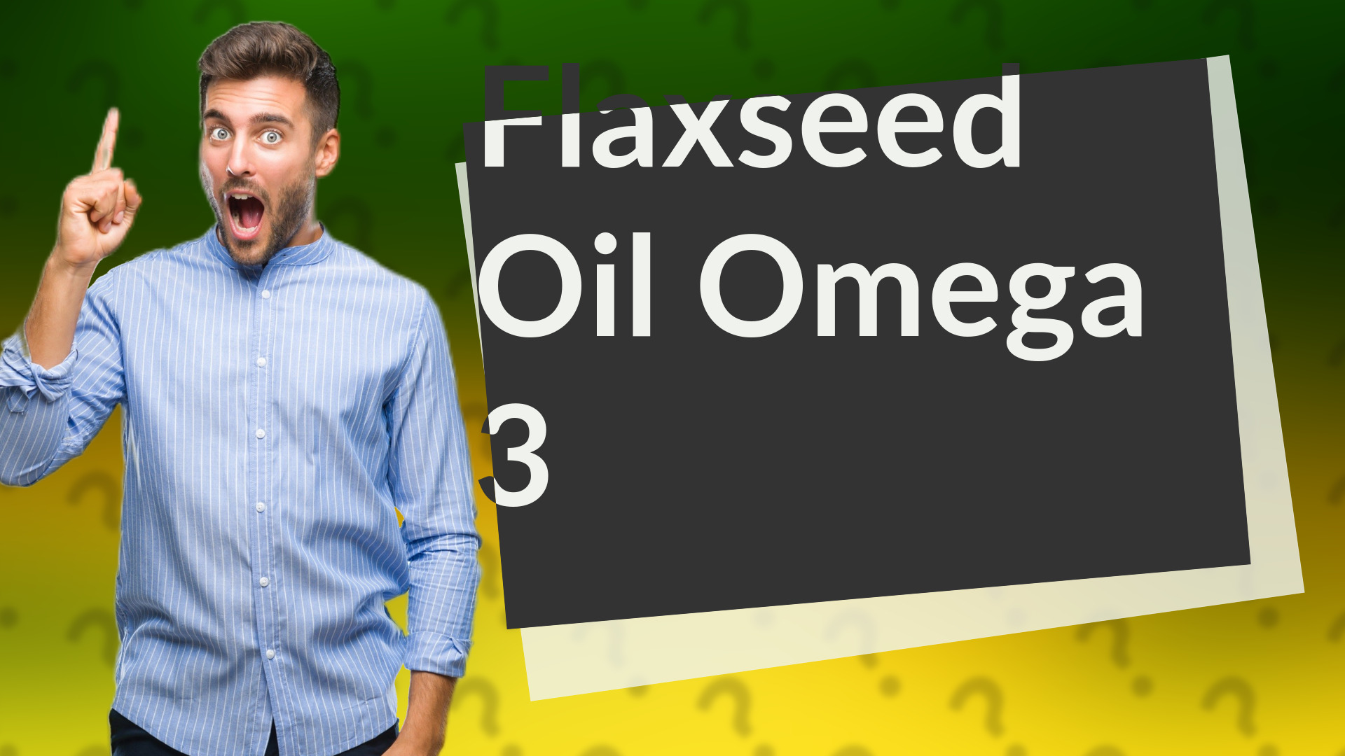 Flaxseed Oil Omega 3