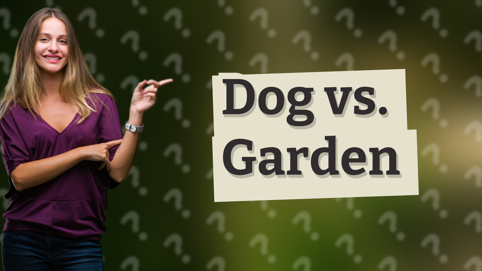 Dog vs. Garden