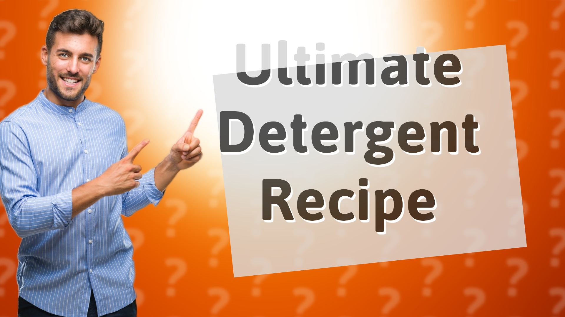 Ultimate Detergent Recipe