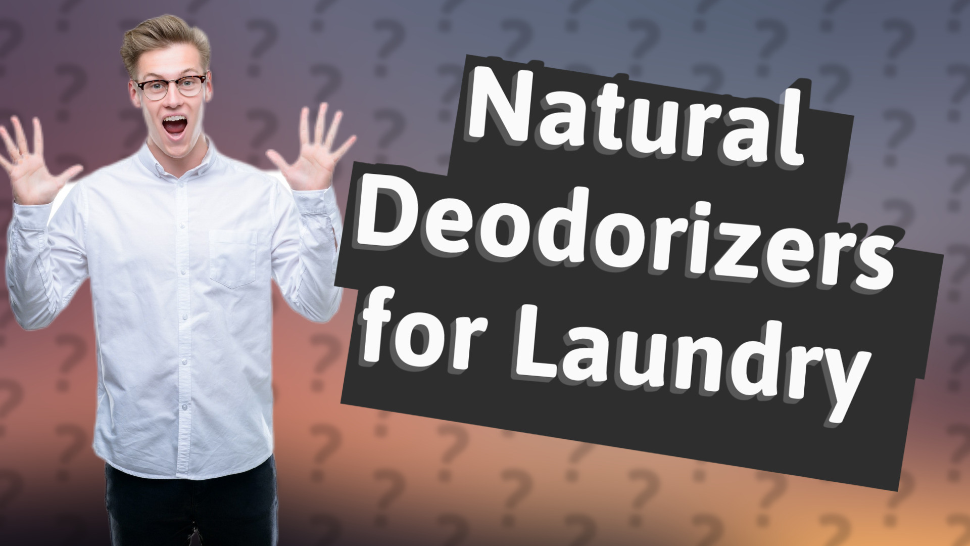 Natural Deodorizers for Laundry
