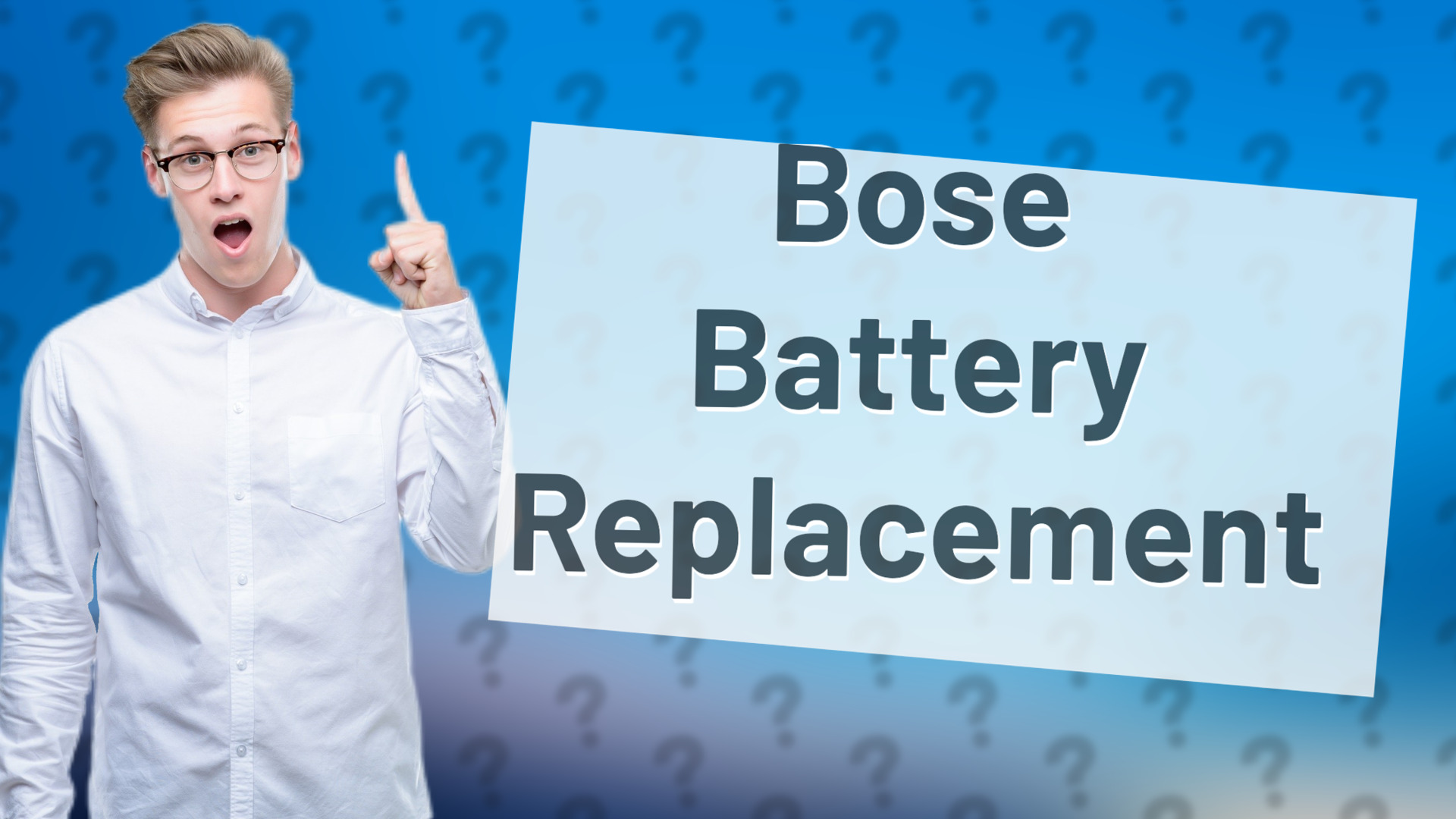 Bose Battery Replacement