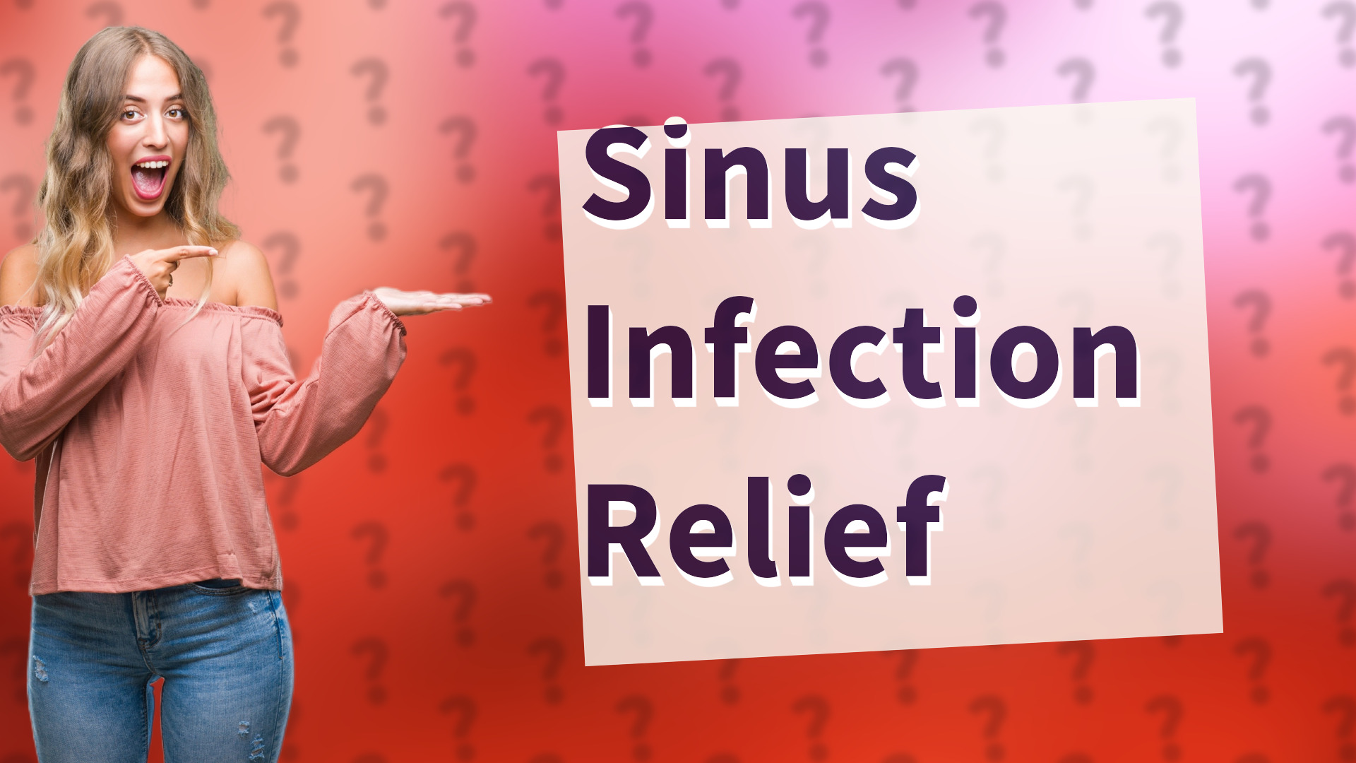 Sinus Infection Relief