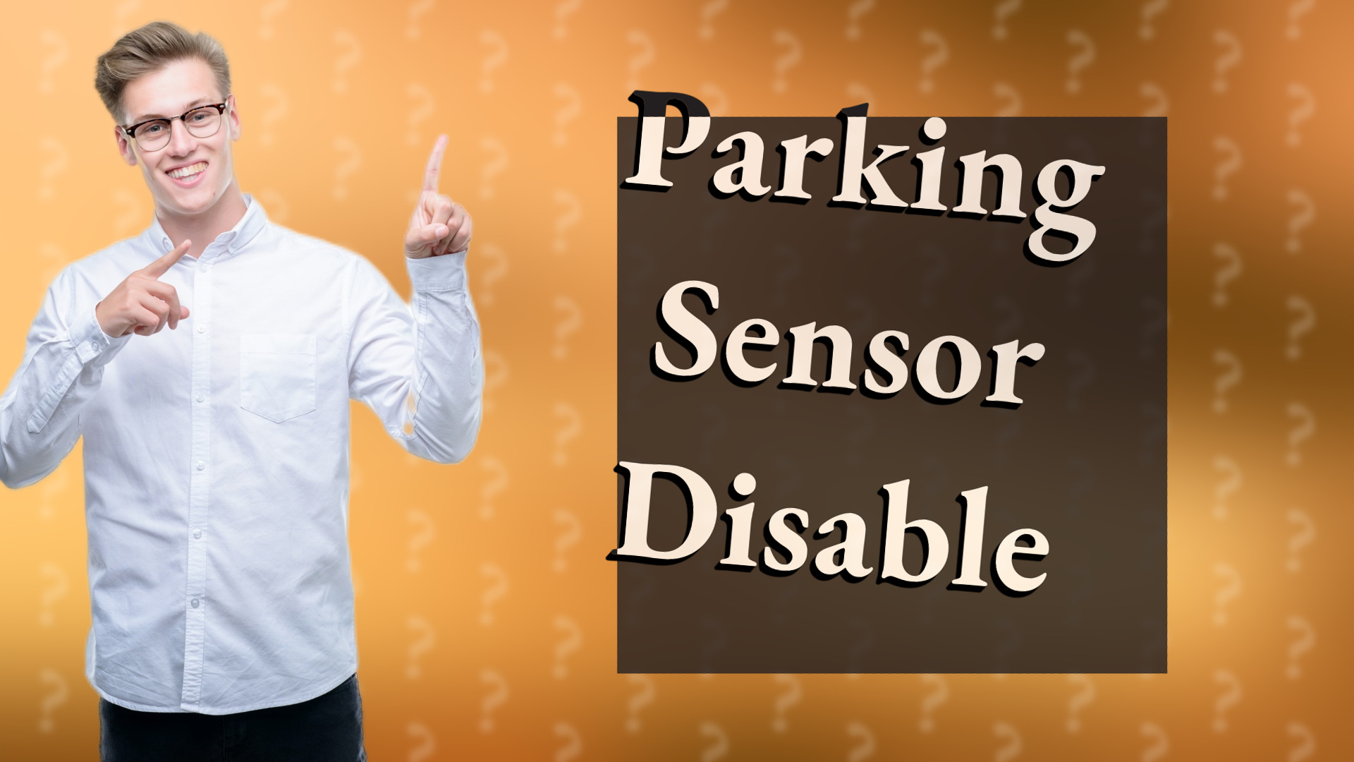 Parking Sensor Disable