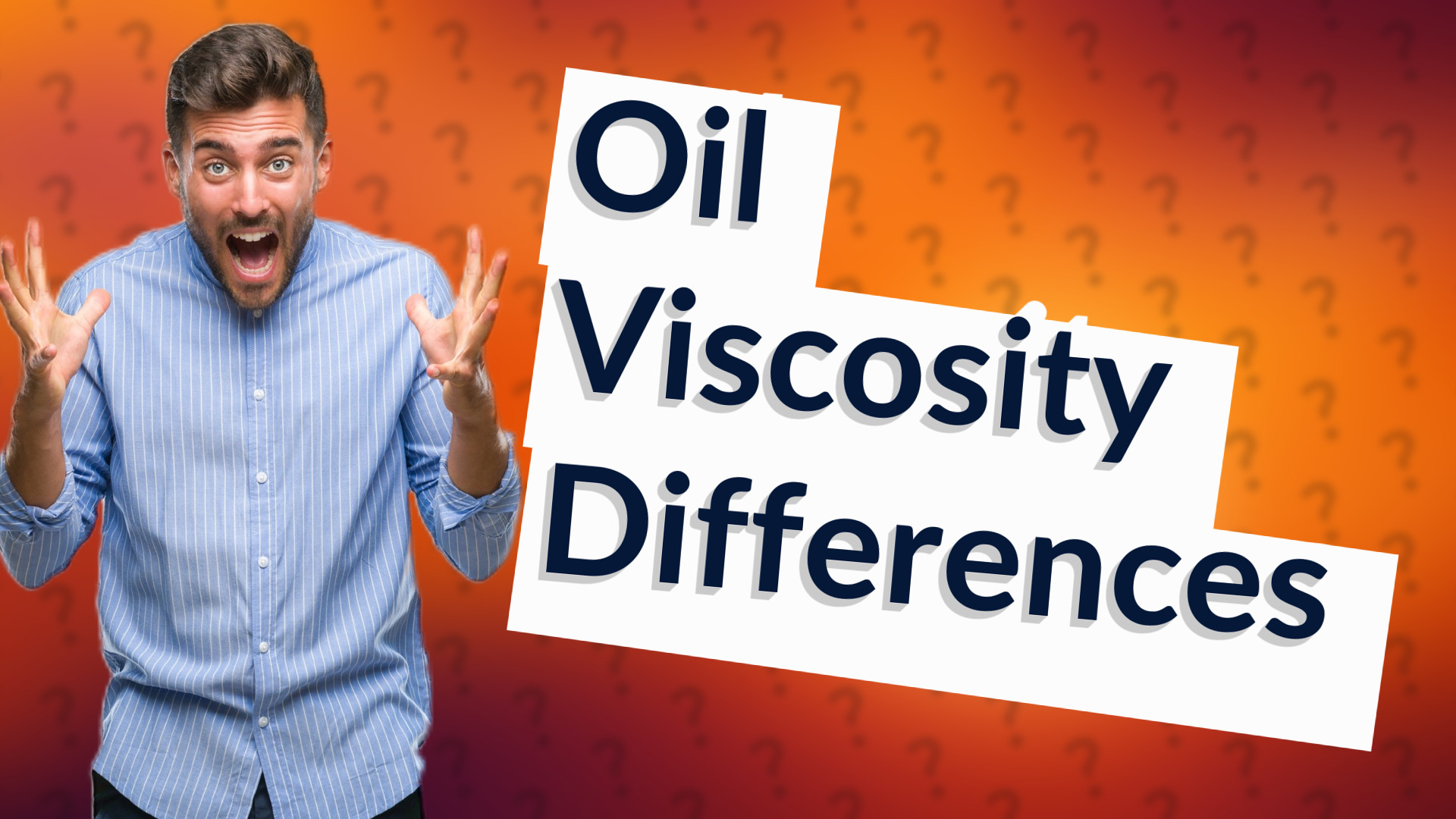 Oil Viscosity Differences