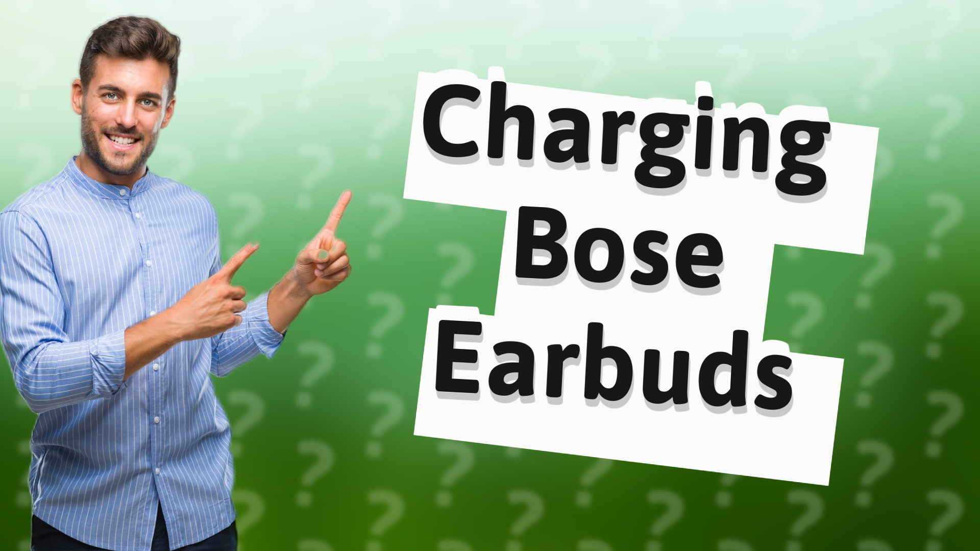 Charging Bose Earbuds