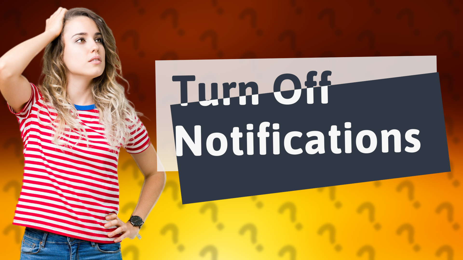 Turn Off Notifications