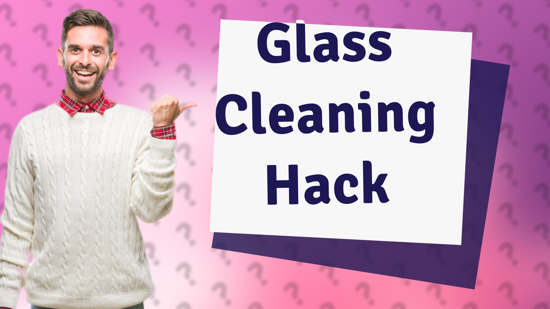 Glass Cleaning Hack