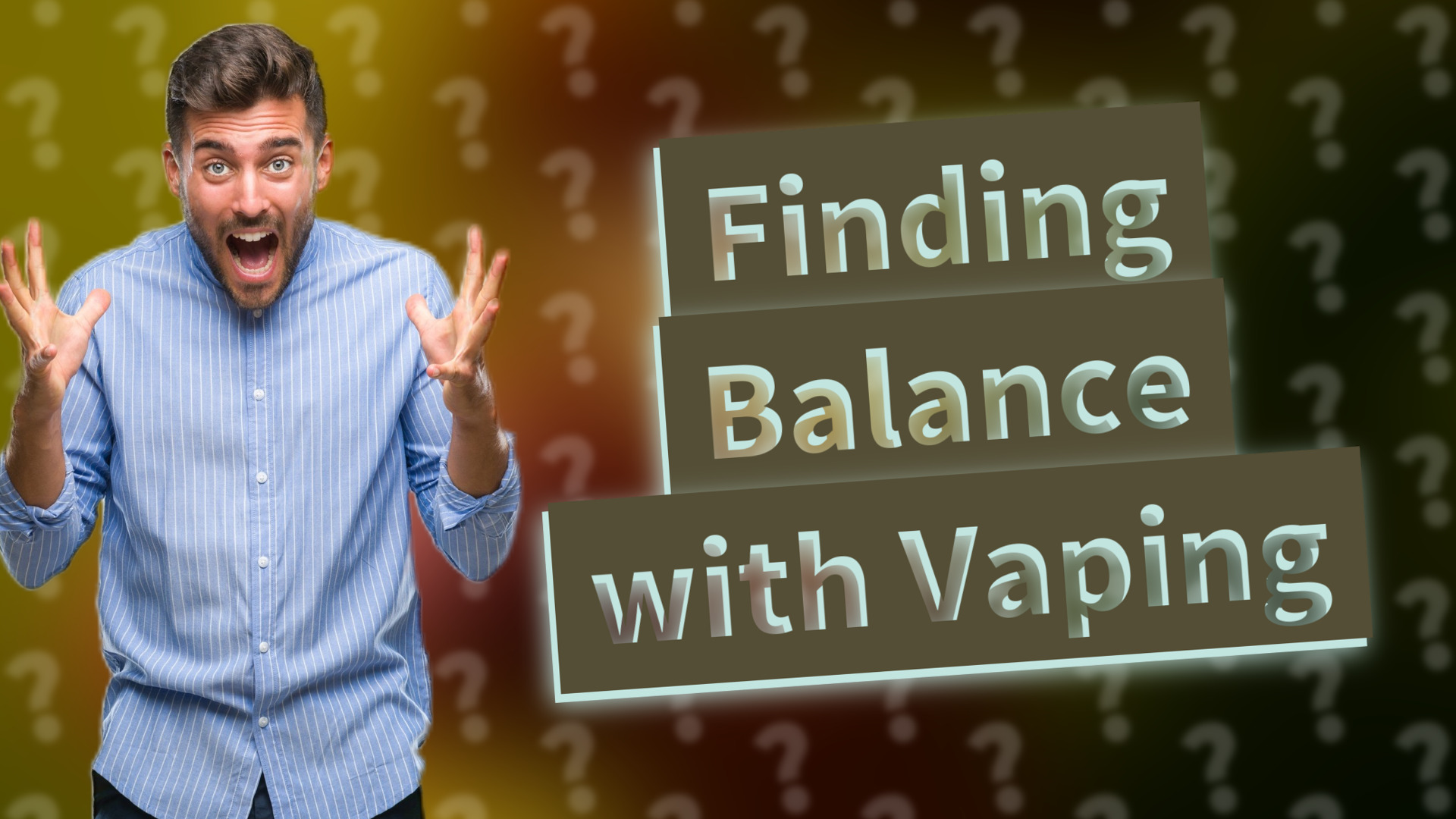 Finding Balance with Vaping
