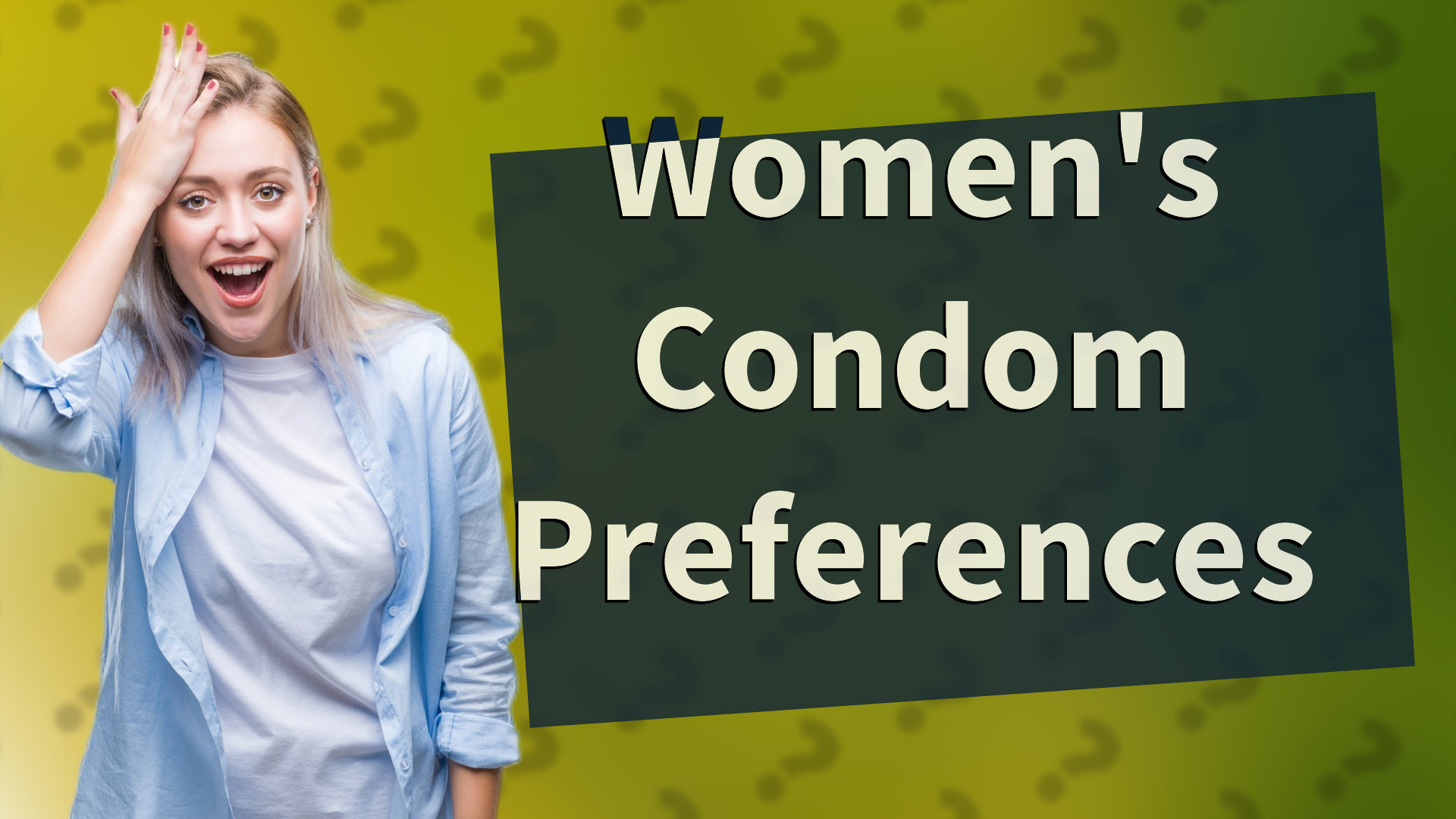 Women's Condom Preferences