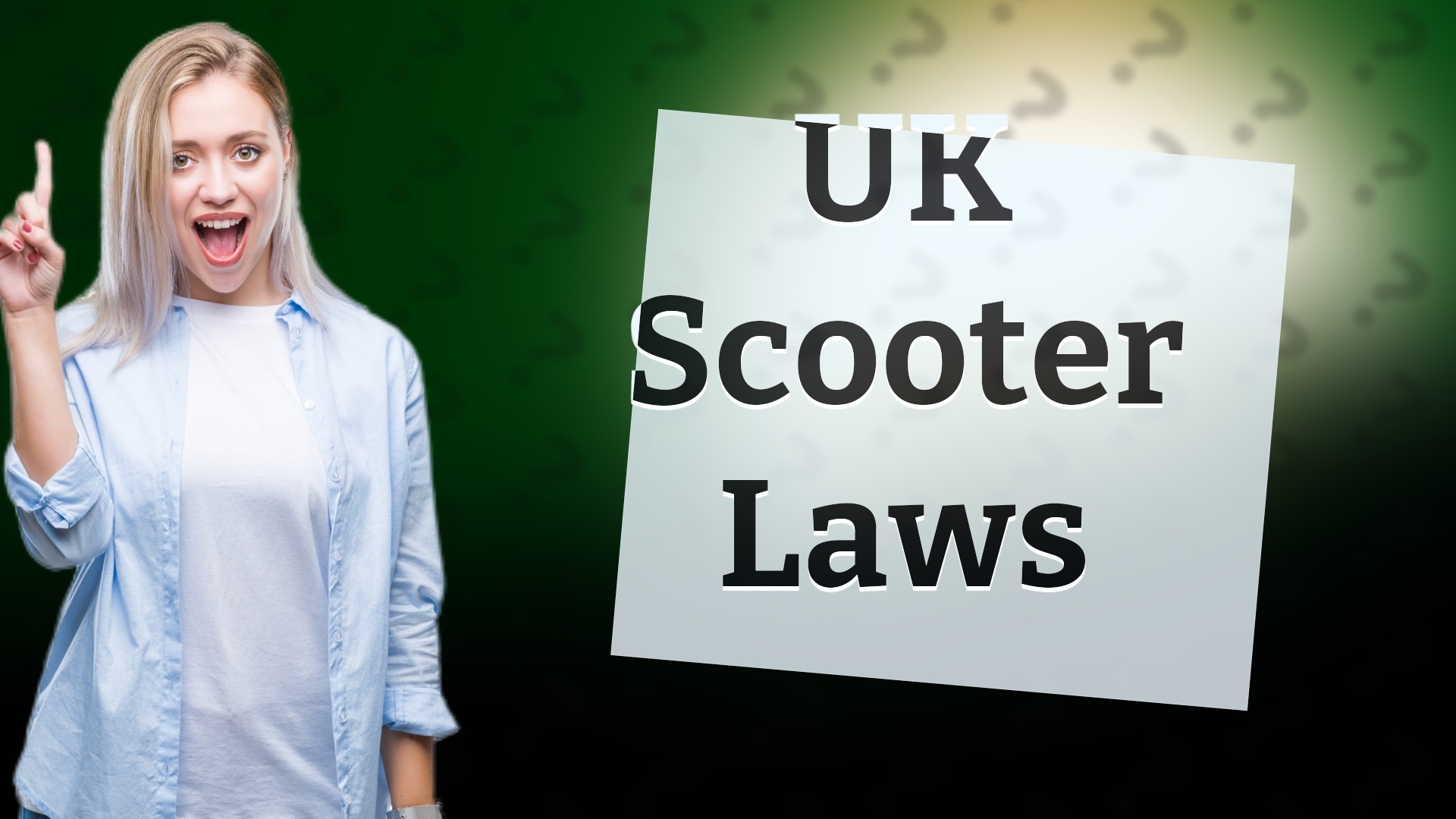 UK Scooter Laws