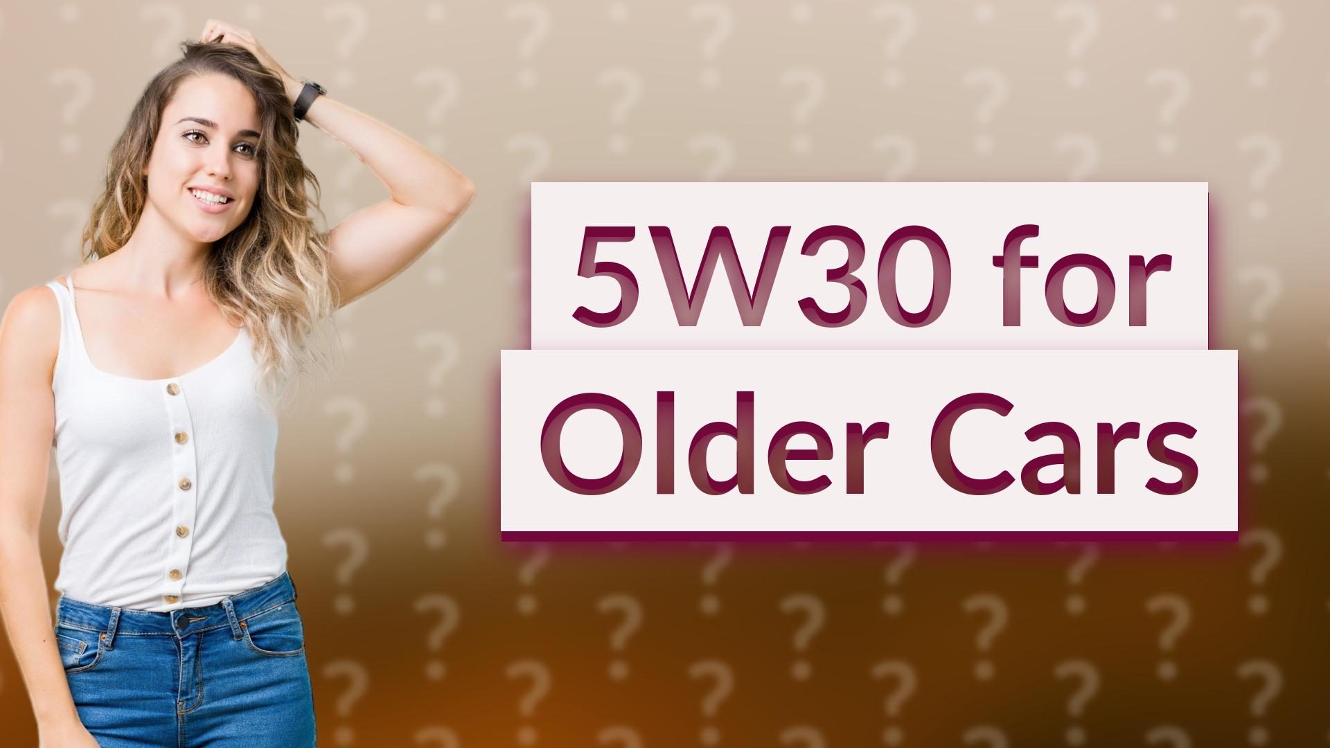 5W30 for Older Cars