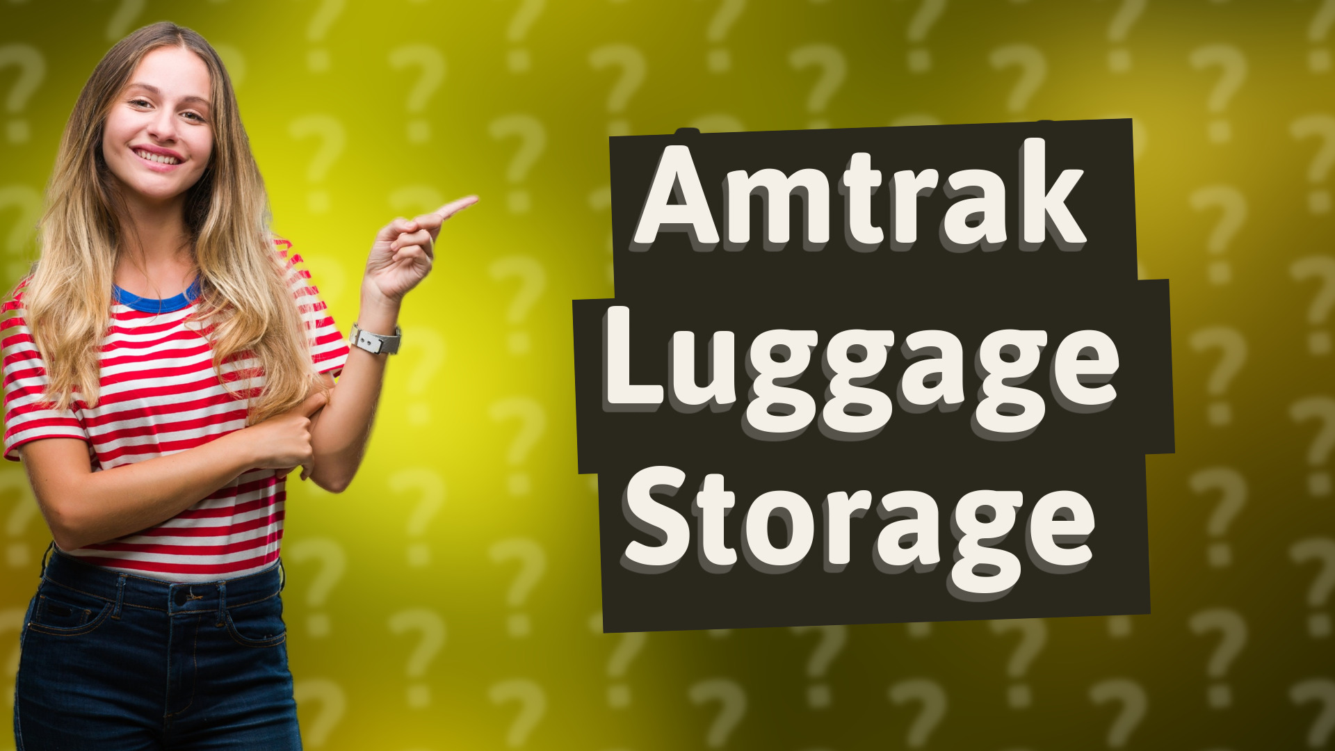 Amtrak Luggage Storage