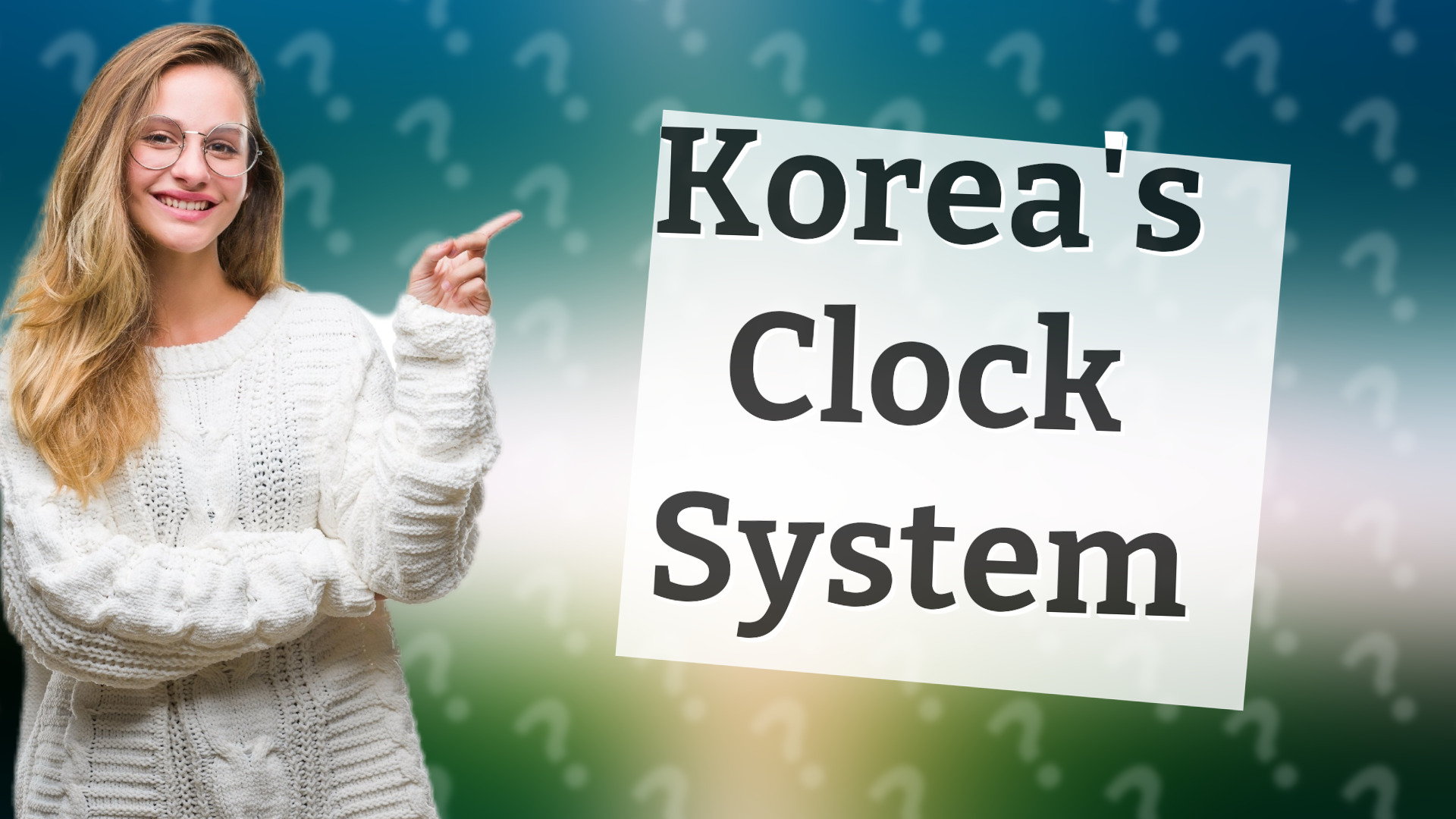 Korea's Clock System