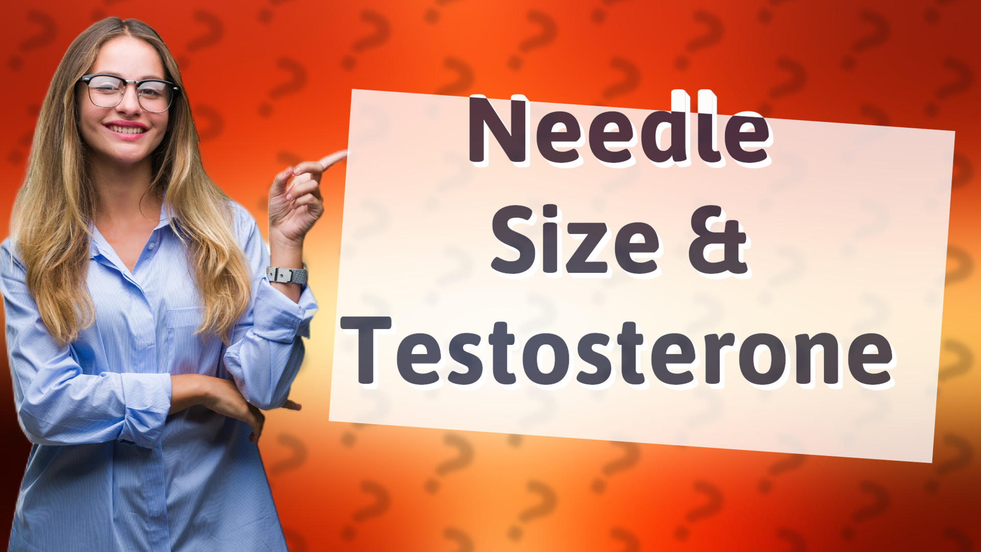 Needle Size & Testosterone